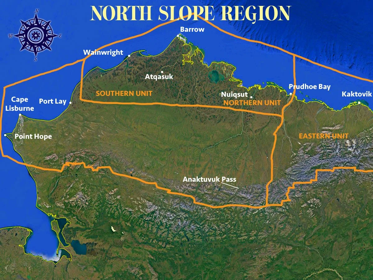 north slope region map