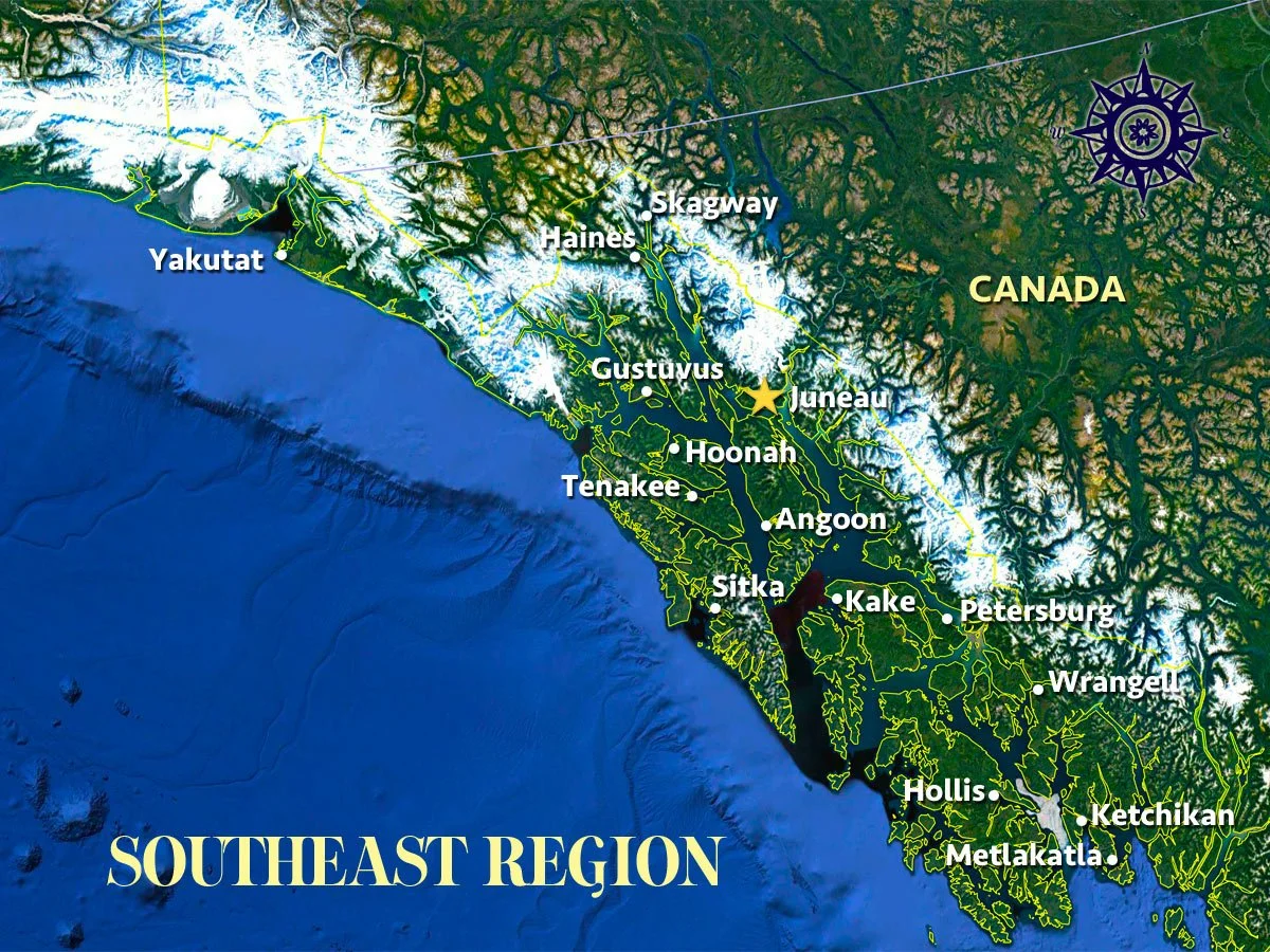 southeast region map
