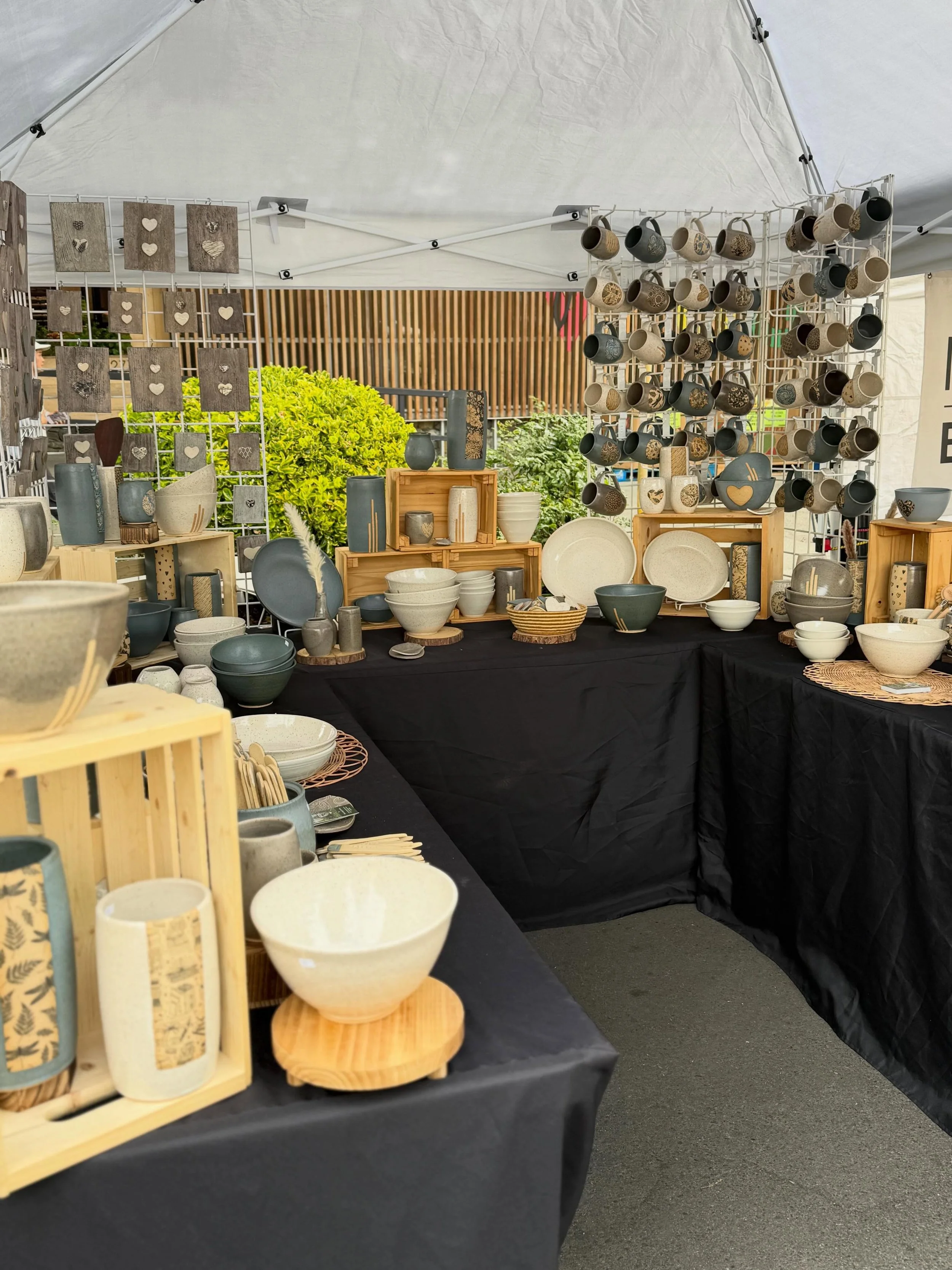 Here we go again! All set up and ready to go @thevillageblockparty until 6 pm. Come say hey!

#yyj #yyjevents #thevillageblockparty #yyjarts #yyjartist