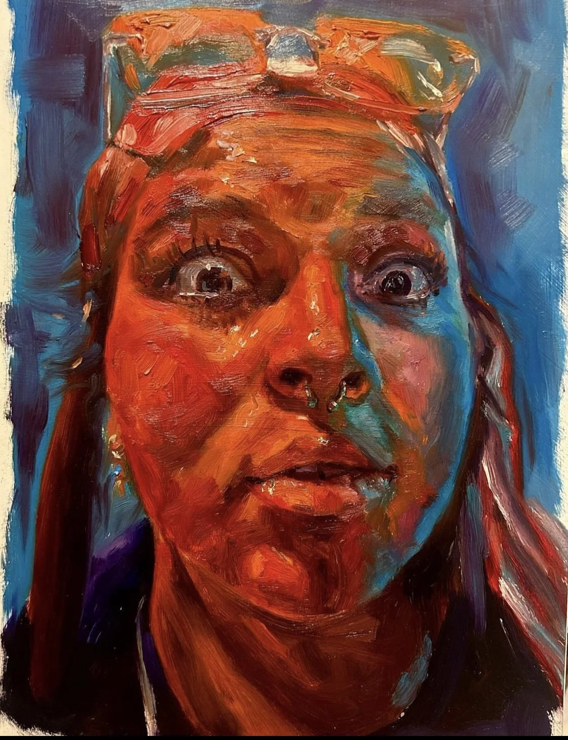 "Maddy"
Oil on Paper, 12"x9", 2024