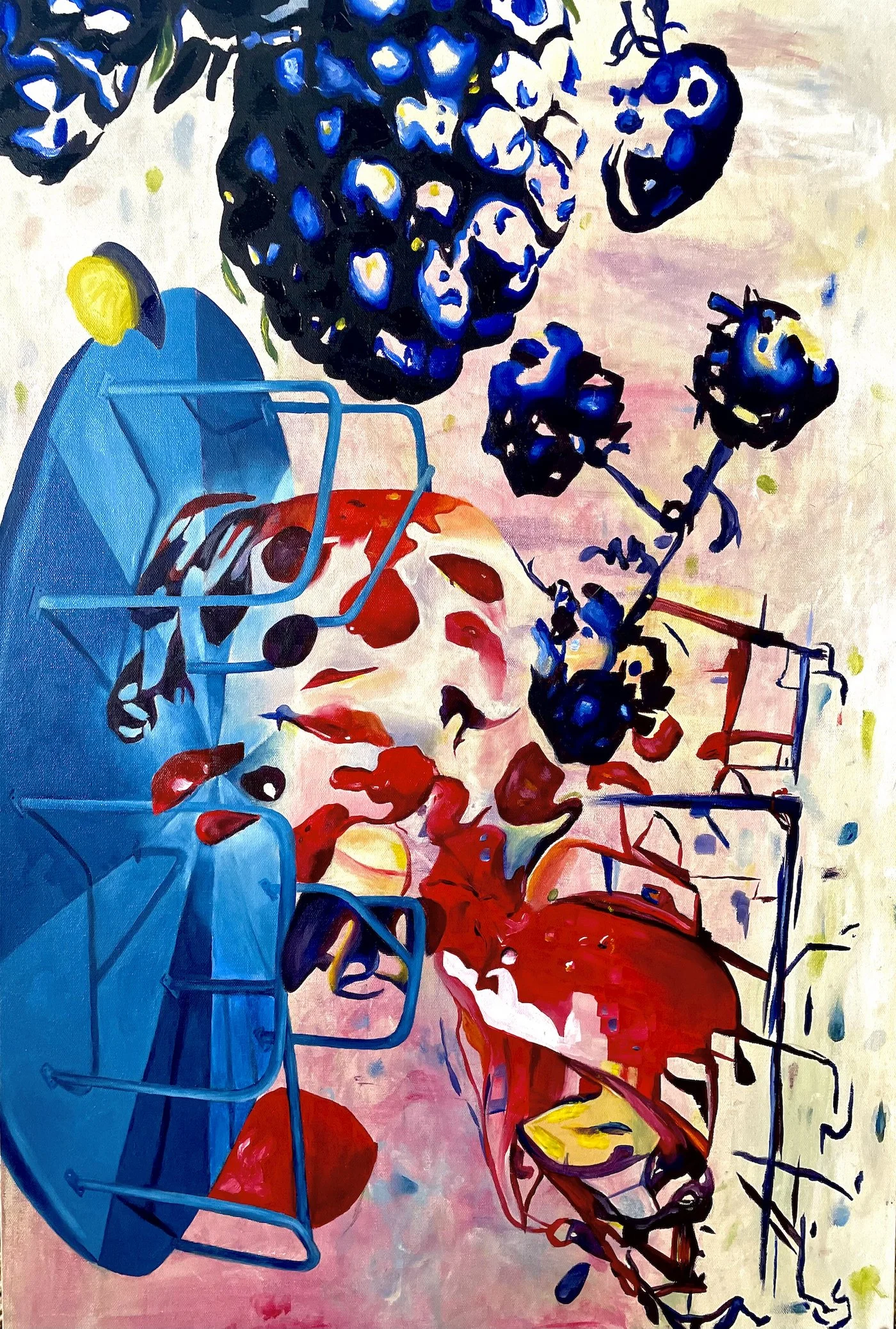 "Roundabout"
Mixed Media on Canvas, 36"x24", 2022