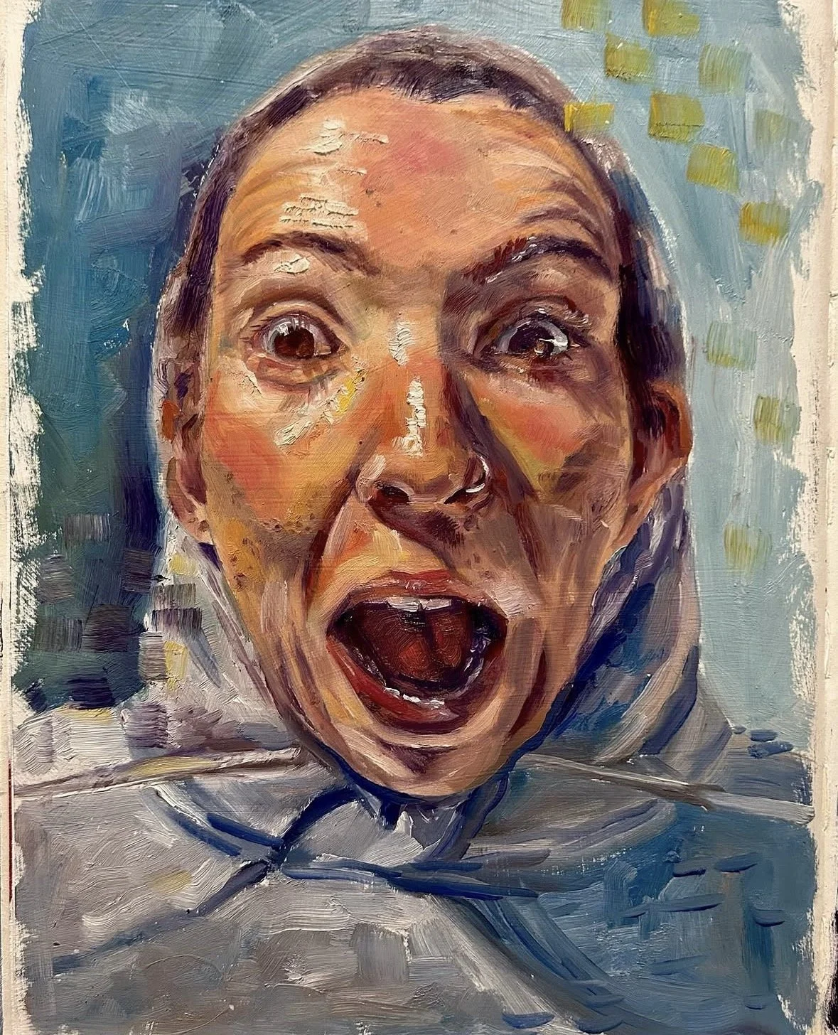 "Mia"
12"x9", Oil on Paper, 2024
