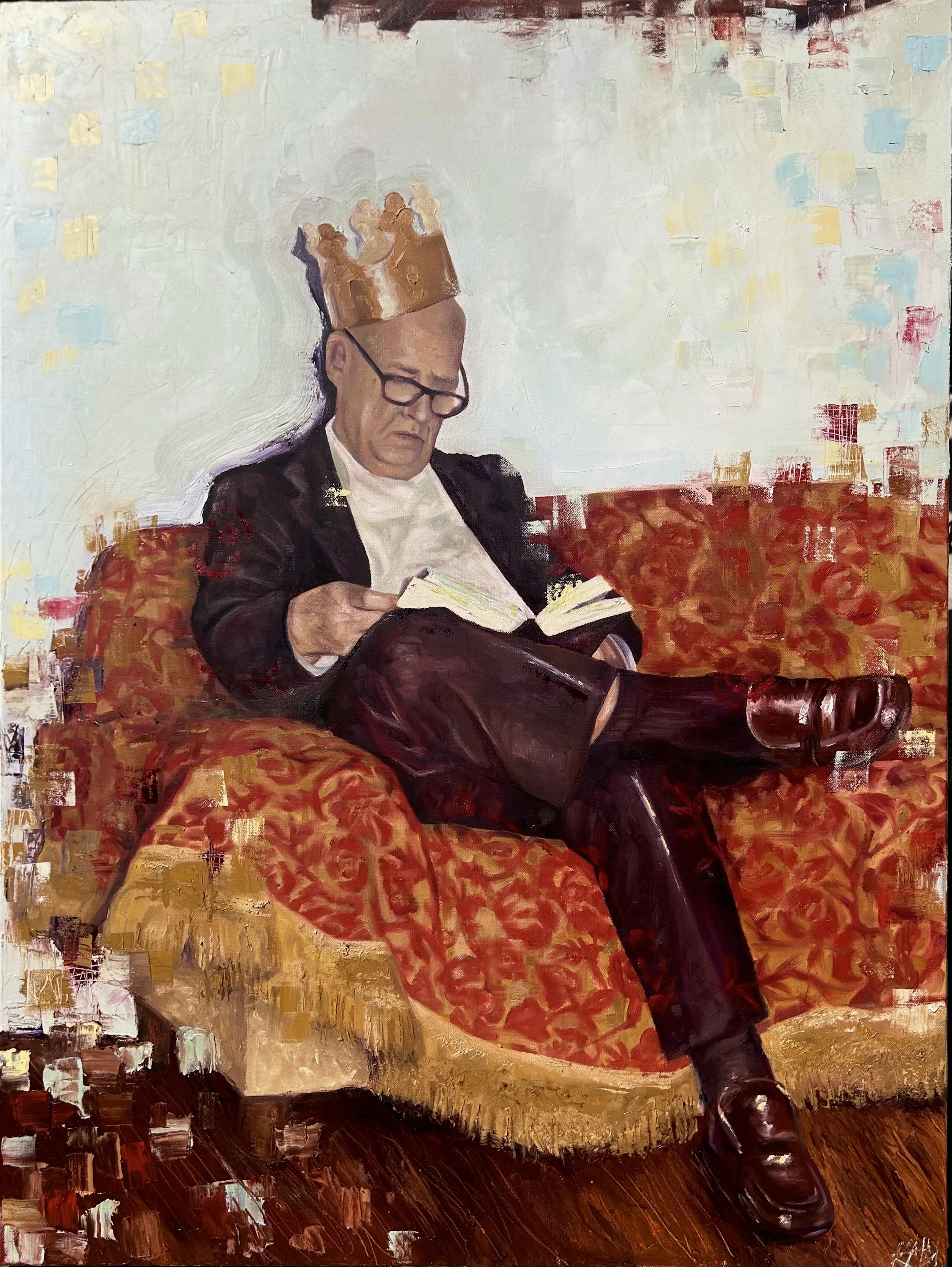 "Burger King of Everything"
Oil on Canvas, 40"x30", 2023