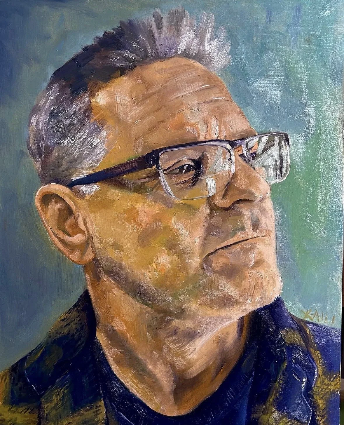 "Jeb"
14"x11", Oil on Panel, 2024