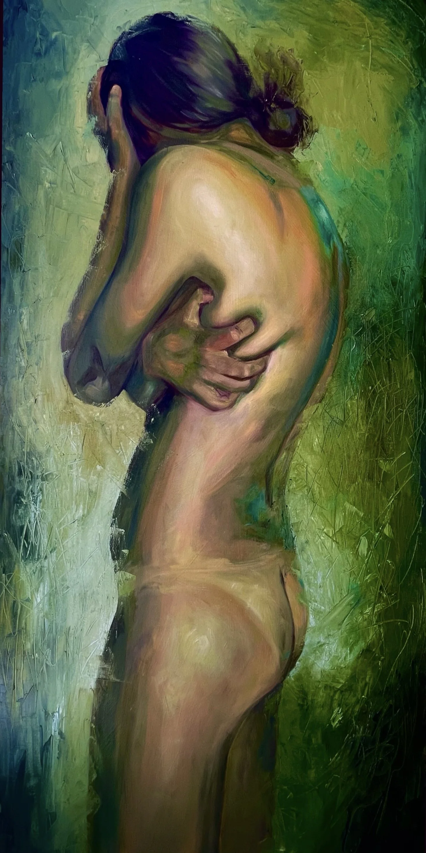 "Need Me Still"
Oil on Canvas, 48"x24", 2022