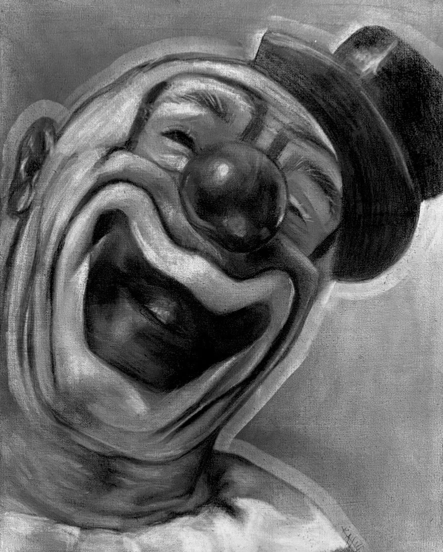 "On the Outside"
Charcoal on Canvas, 20"x16", 2026