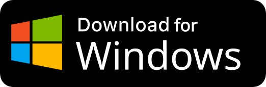 Windows logo with the text 'Download for Windows' on a black background.