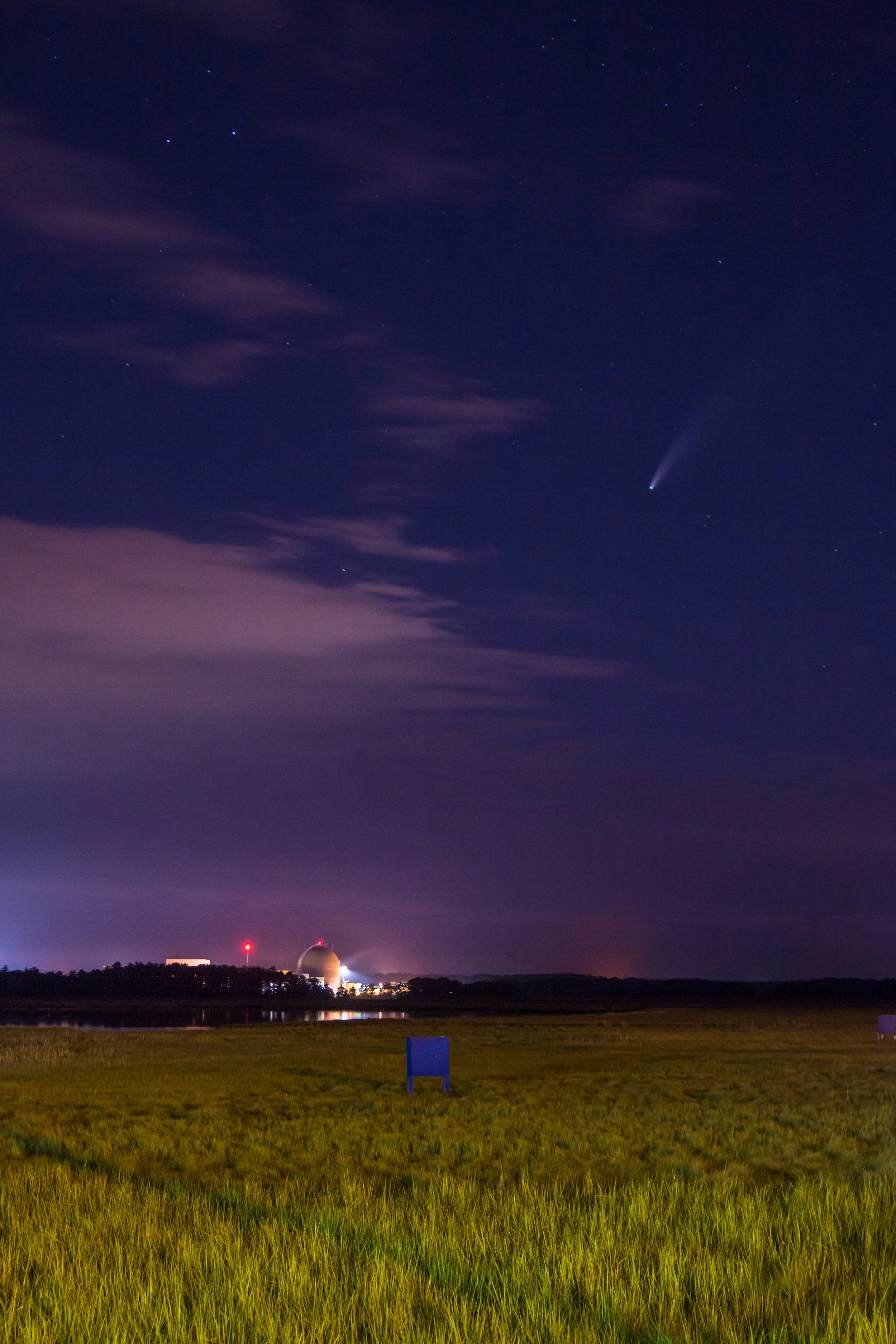 Neowise over Marsh and Nuke Plant.jpg