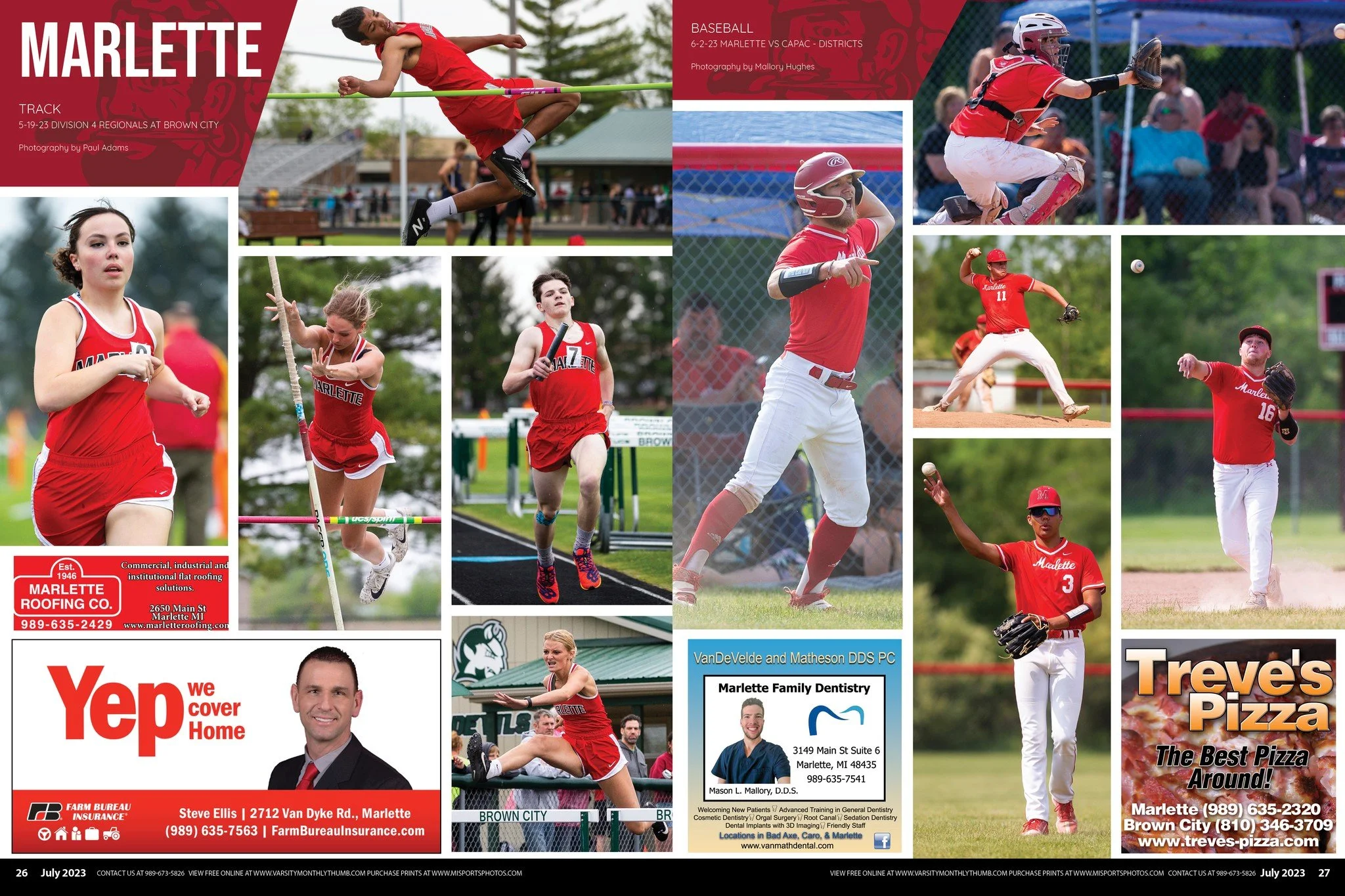 Varsity Monthly Thumb Area