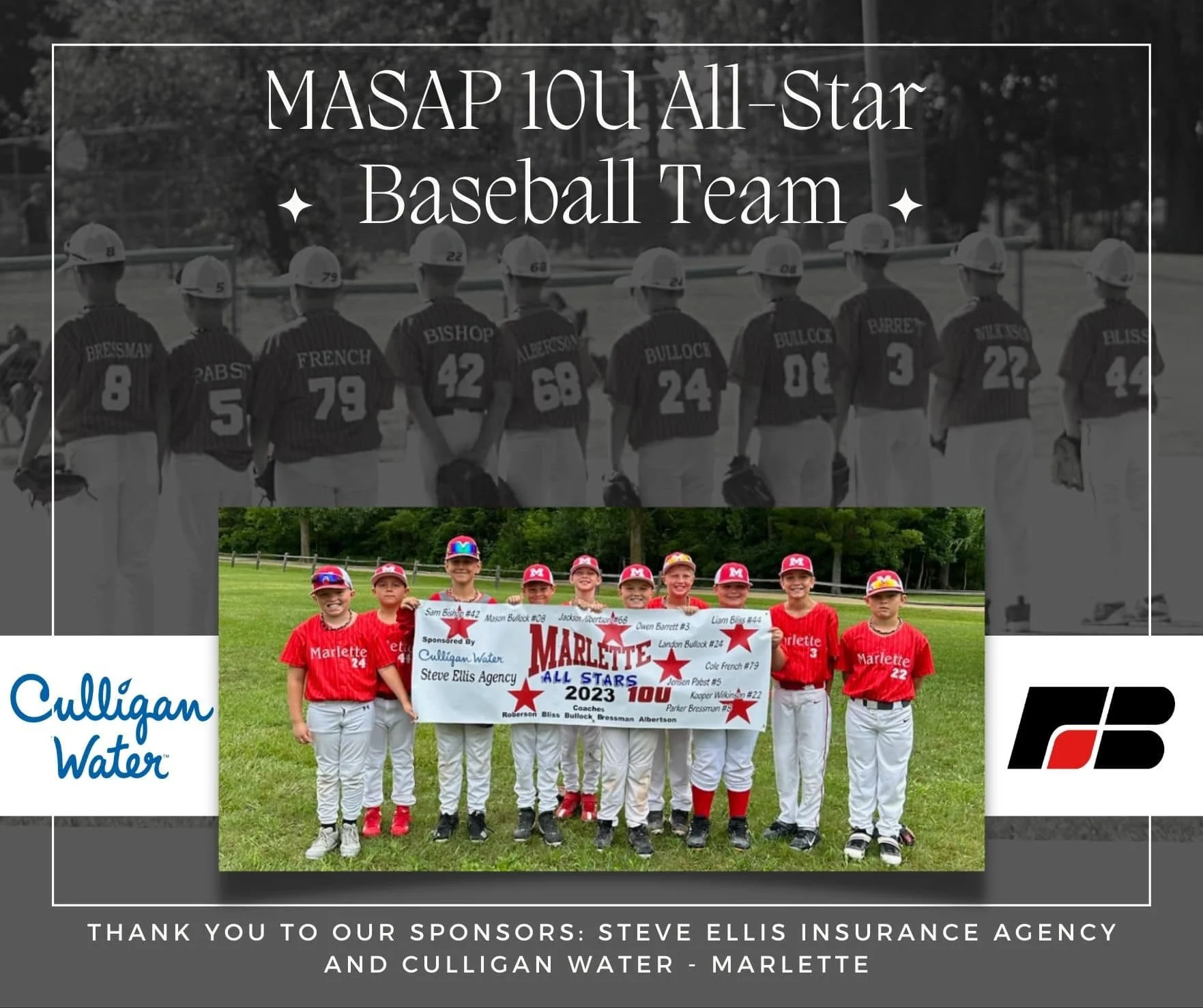 MASAP All-Star Baseball Team
