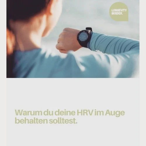 🫀 Was ist HRV?
HRV = Schwankung der Zeit zwischen Herzschl&auml;gen

Hohe HRV = besseres Stressmanagement &amp; Erholung

Niedrige HRV = Anzeichen f&uuml;r Stress, M&uuml;digkeit oder &Uuml;berlastung

🚀 Warum wichtig?
&bull;	Spiegel deiner Resilie