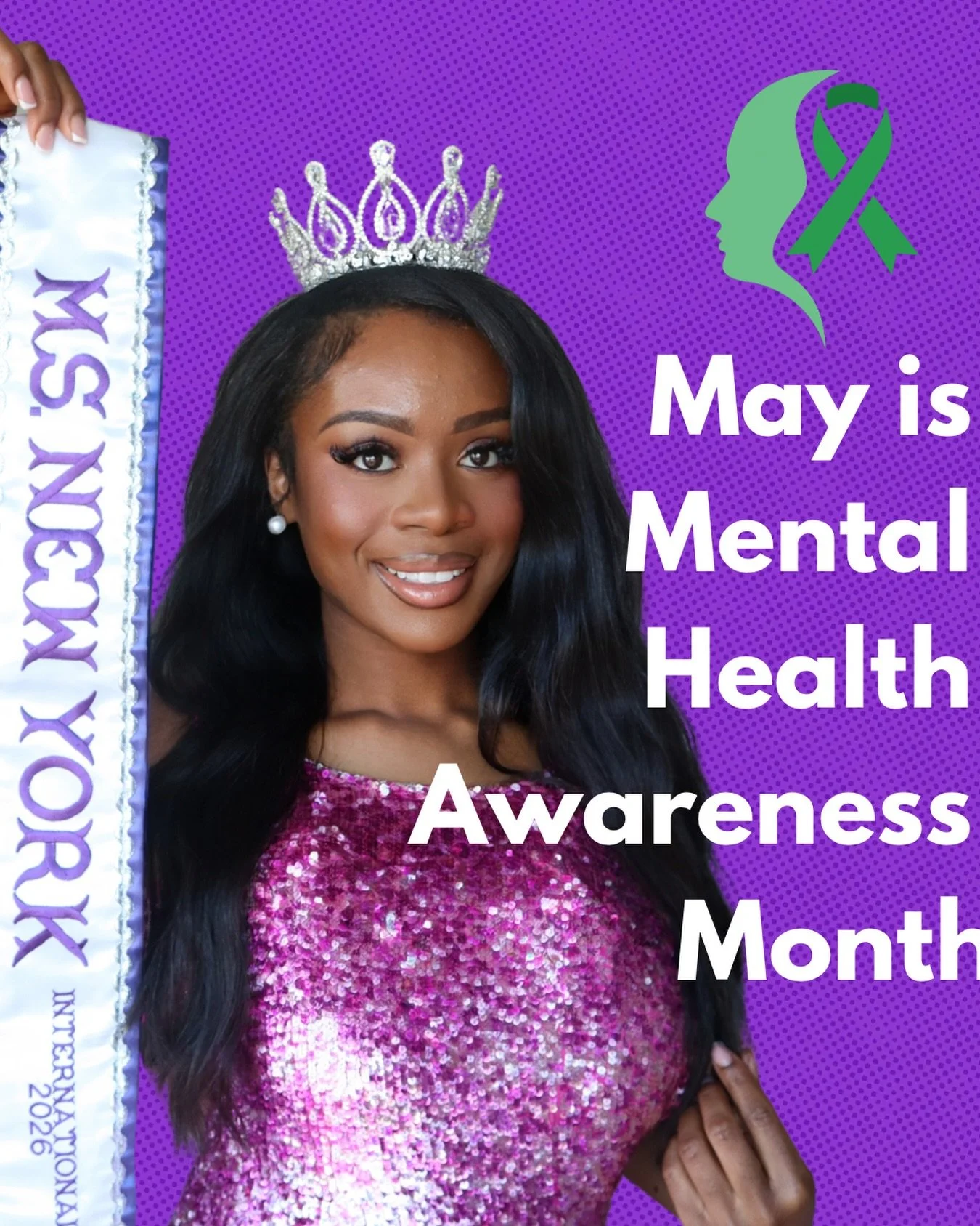 Behind every crown is a mind that deserves care, grace, and peace. 💜

This Mental Health Awareness Month, I&rsquo;m reminded that strength isn&rsquo;t just how we shine on stage&mdash;but how we show up for ourselves off of it.

Taking care of your 
