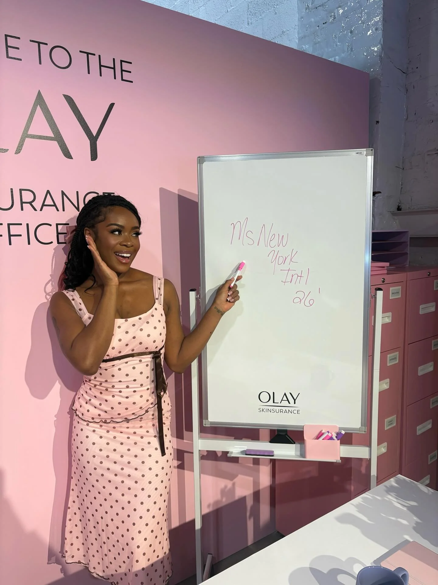 Thank you @olay for hosting me today and for the beautiful gift bag received of full size products from their new line #olayskinsurance 

This event was so fun and cute 🩷 and i can&rsquo;t wait to try out these products! #giftedbyolay 

#msnewyorkin