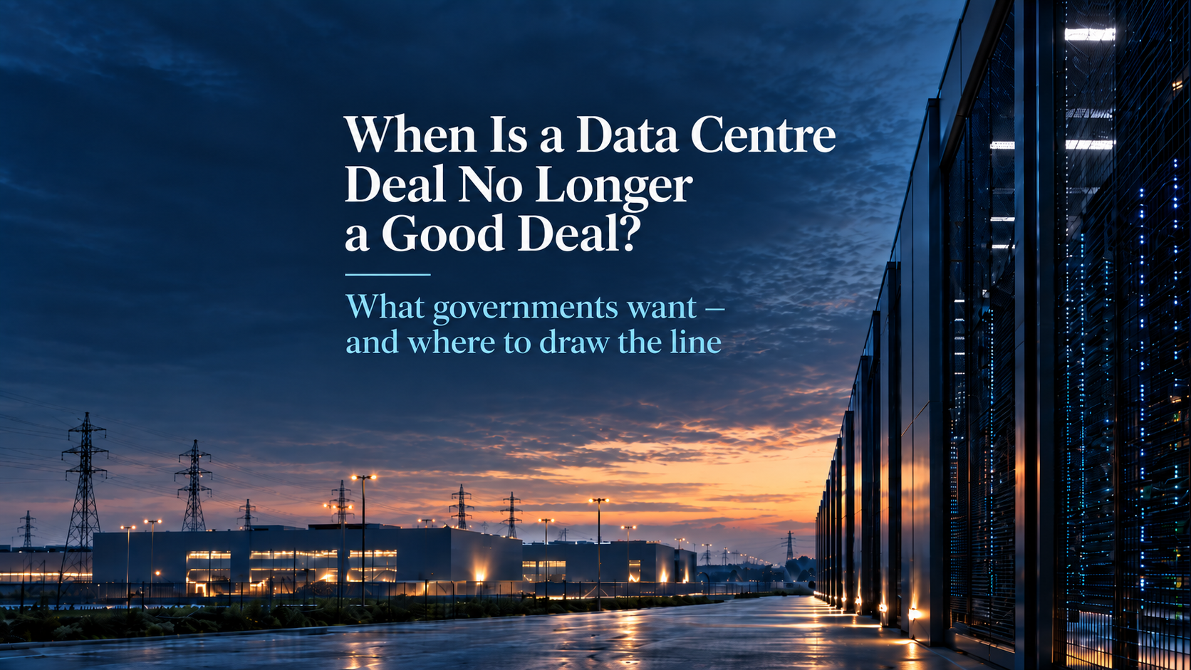 When is a Data Center Deal No Longer a Good Deal?