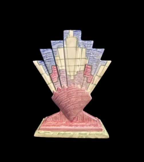 A 1930s Art Deco Myott, son & co vase