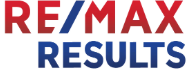 RE/MAX Results logo with red, white, and blue text
