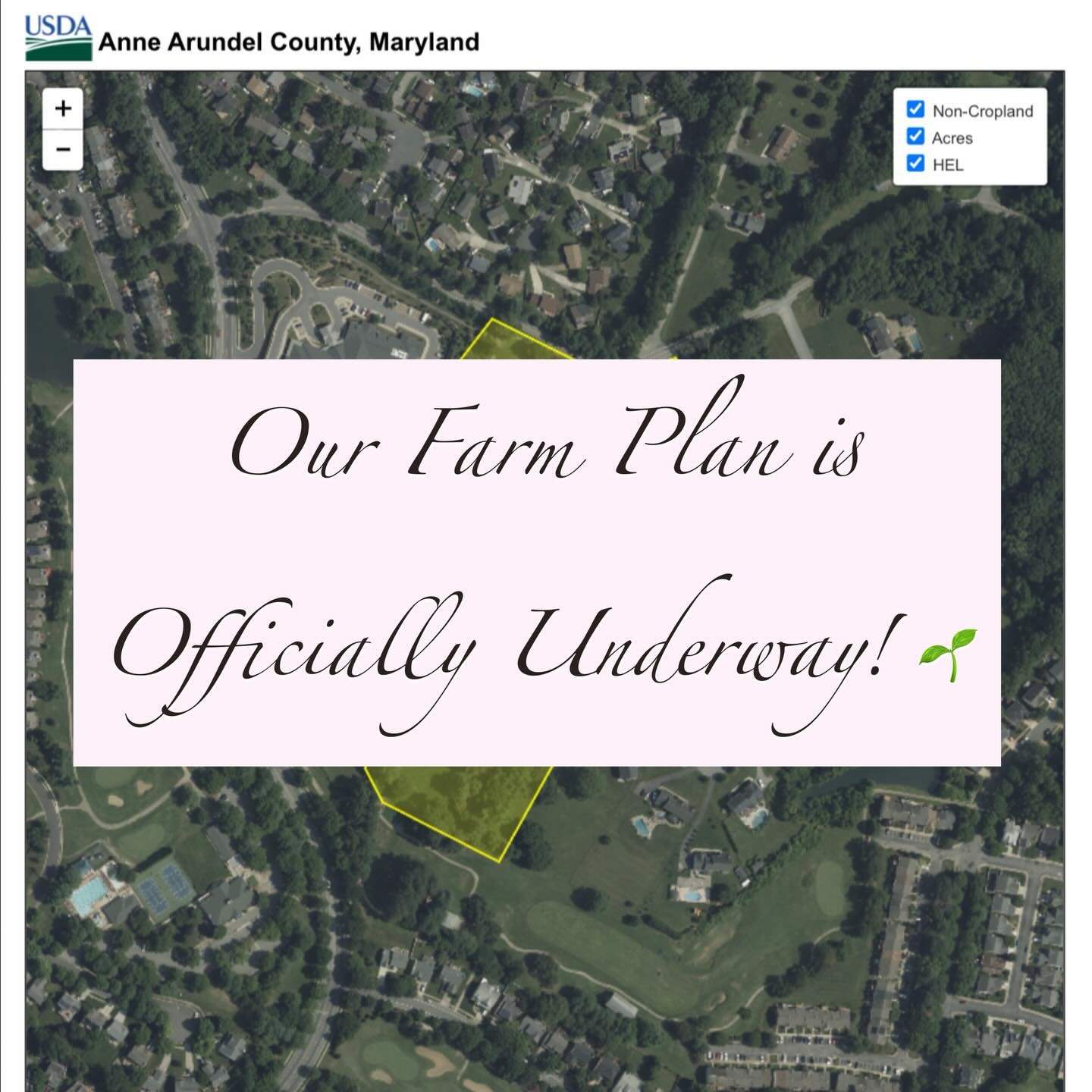 🌱 Our farm plan is officially in the works!

A big thank you to Anne Arundel Economic Development Corporation (AAEDC) for connecting us with the Anne Arundel Soil Conservation District, who then introduced us to the Maryland Department of Agricultur