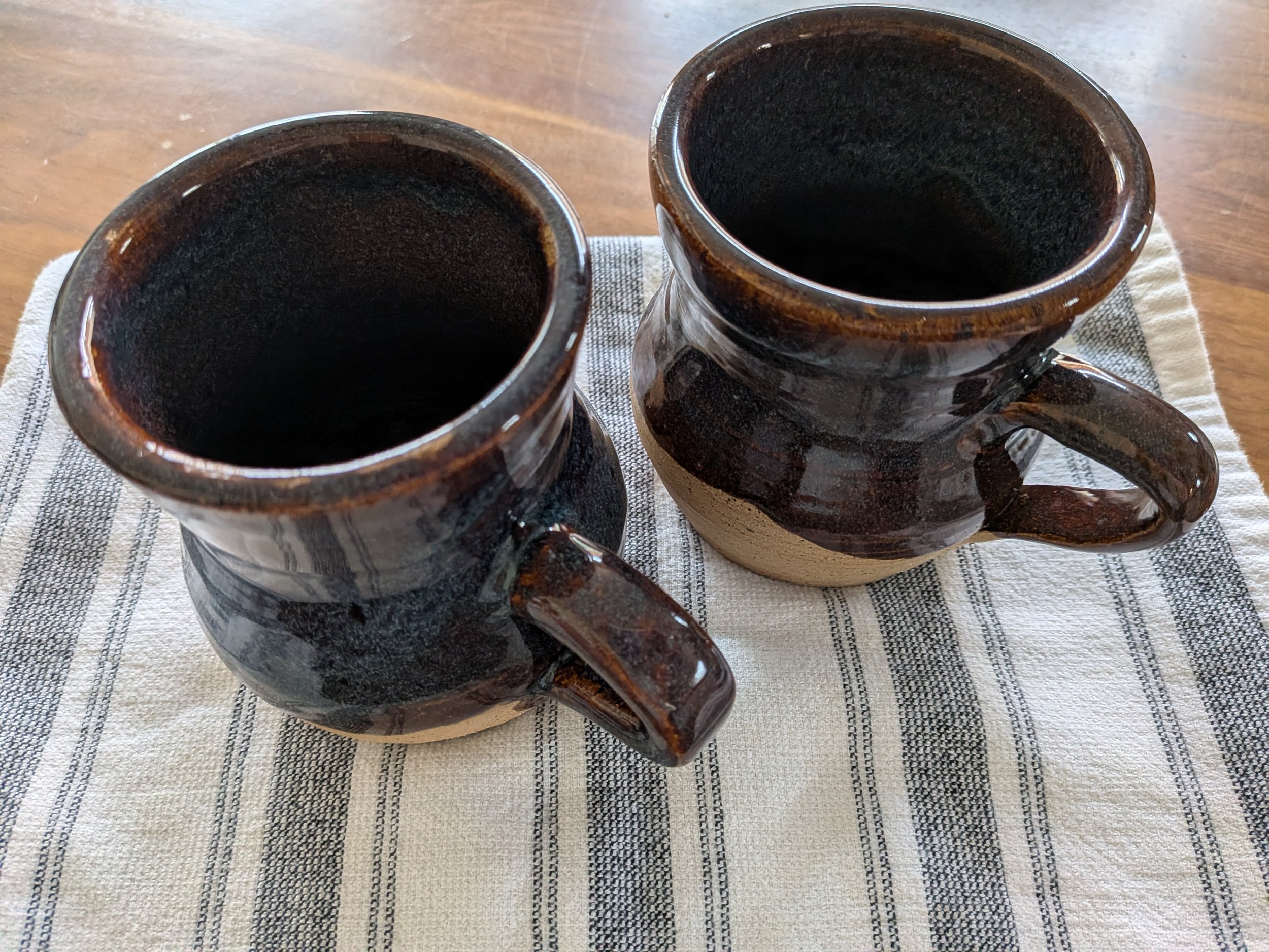 Blue Mineral Mugs (set of two)