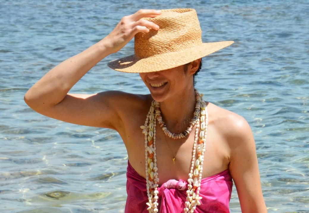 Mixed cone shell and puka shell necklace