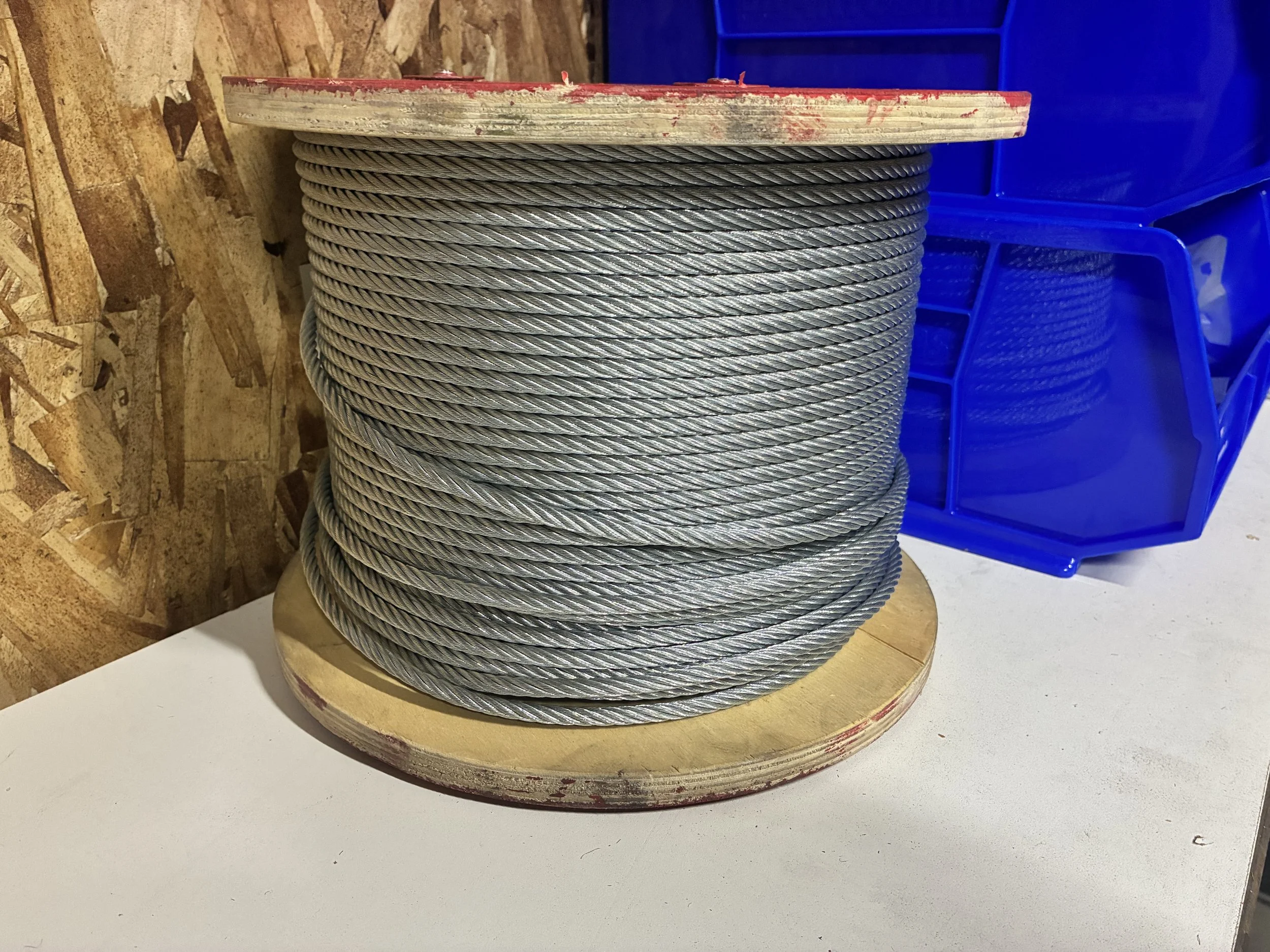 1/4" galvanized cable