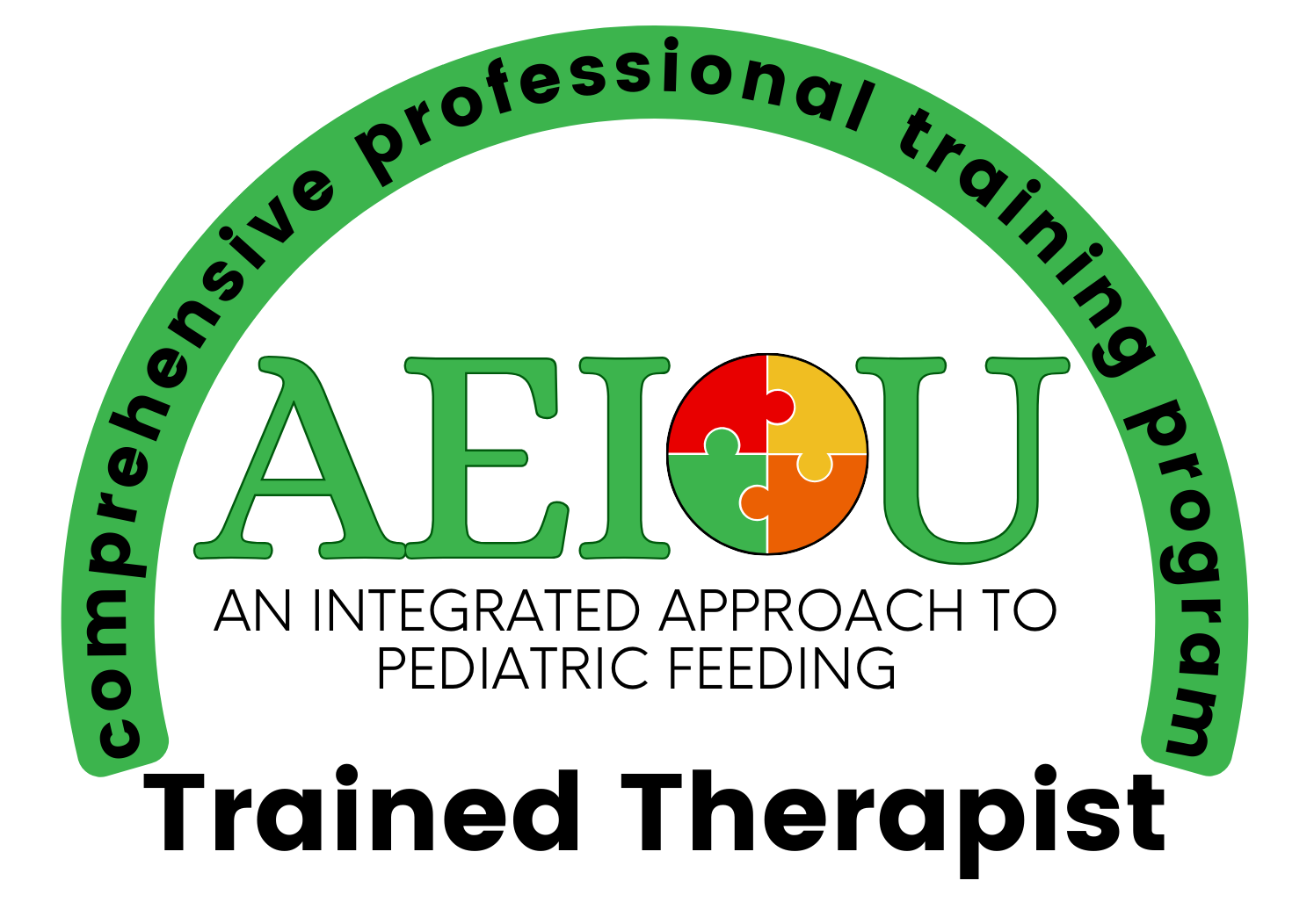 Logo for AEIOU trained therapist in Vista, CA