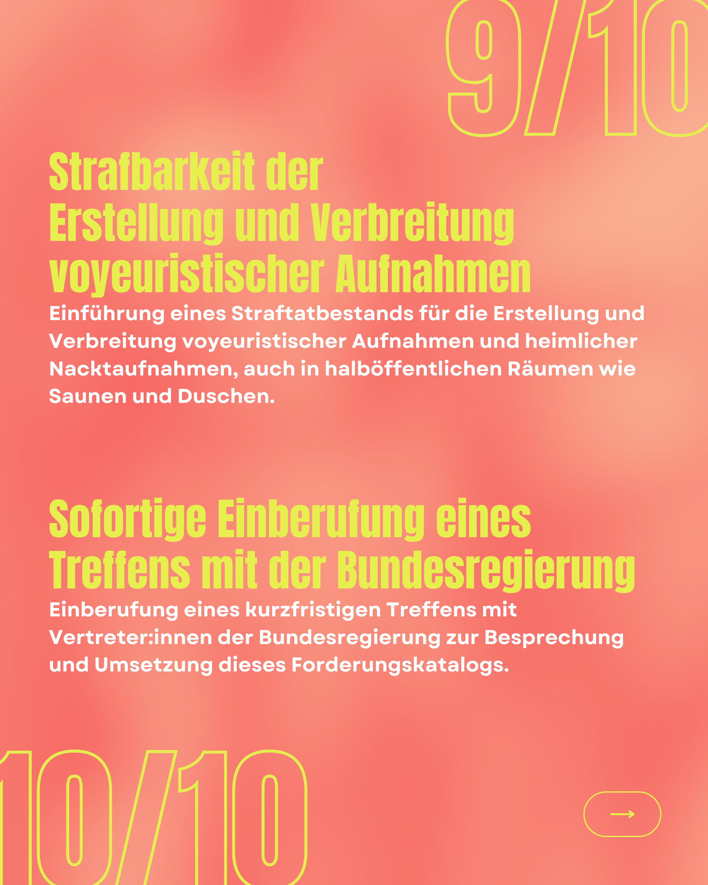 Kampagnen Visual von "In Solidarität mit Collien Fernandes" 