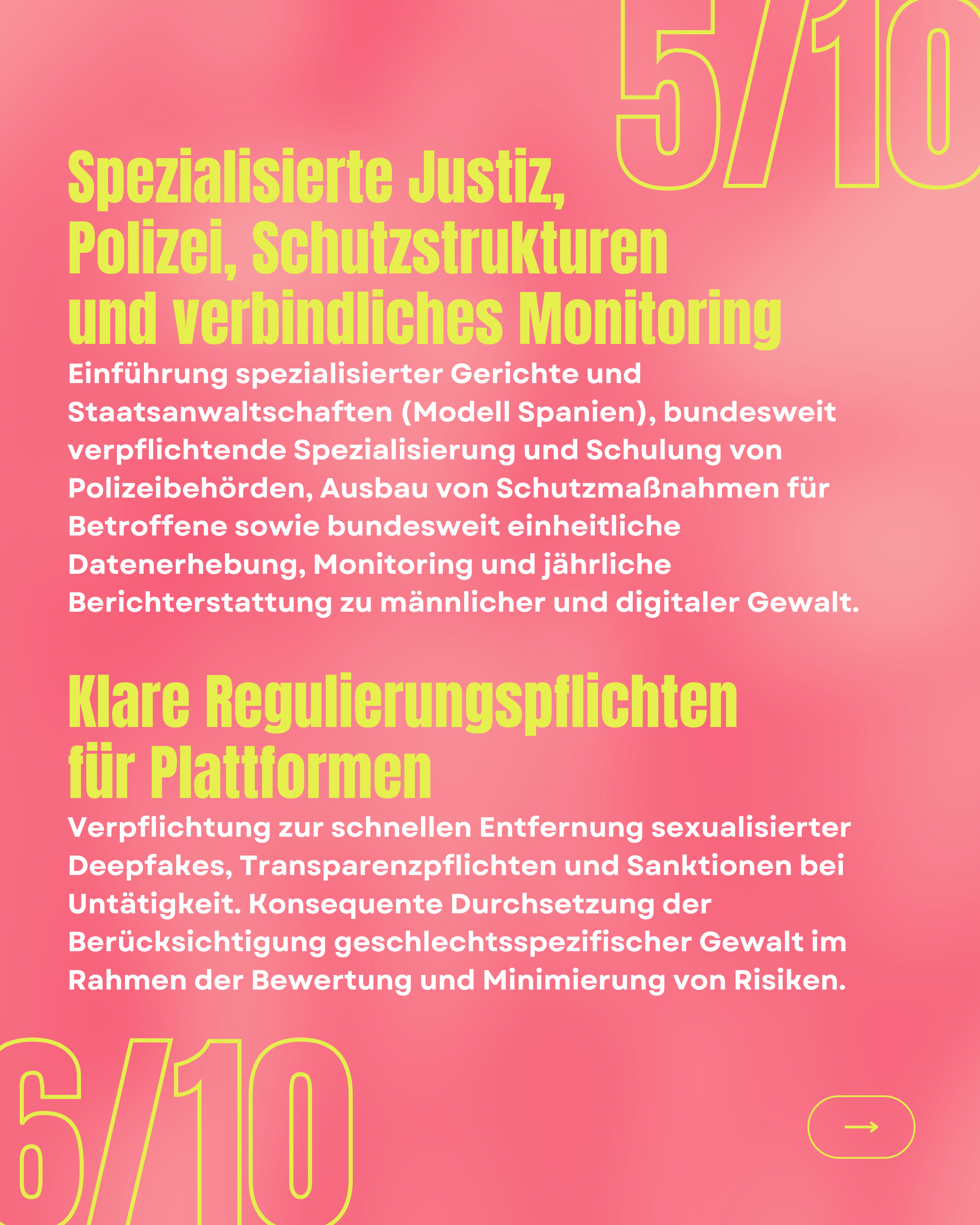 Kampagnen Visual von "In Solidarität mit Collien Fernandes" 