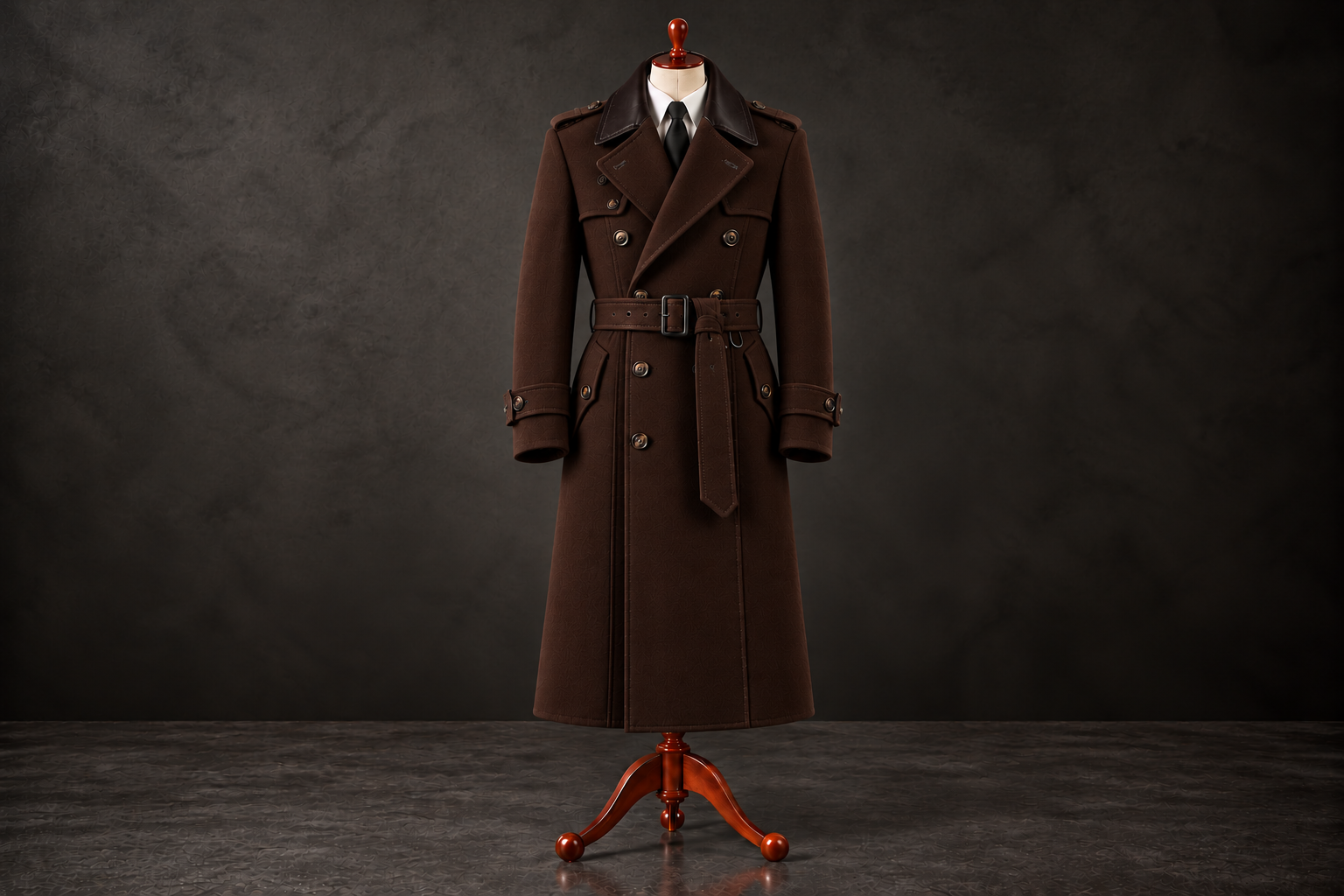 Luxury Brown Double-Breasted Trench Coat copy.png