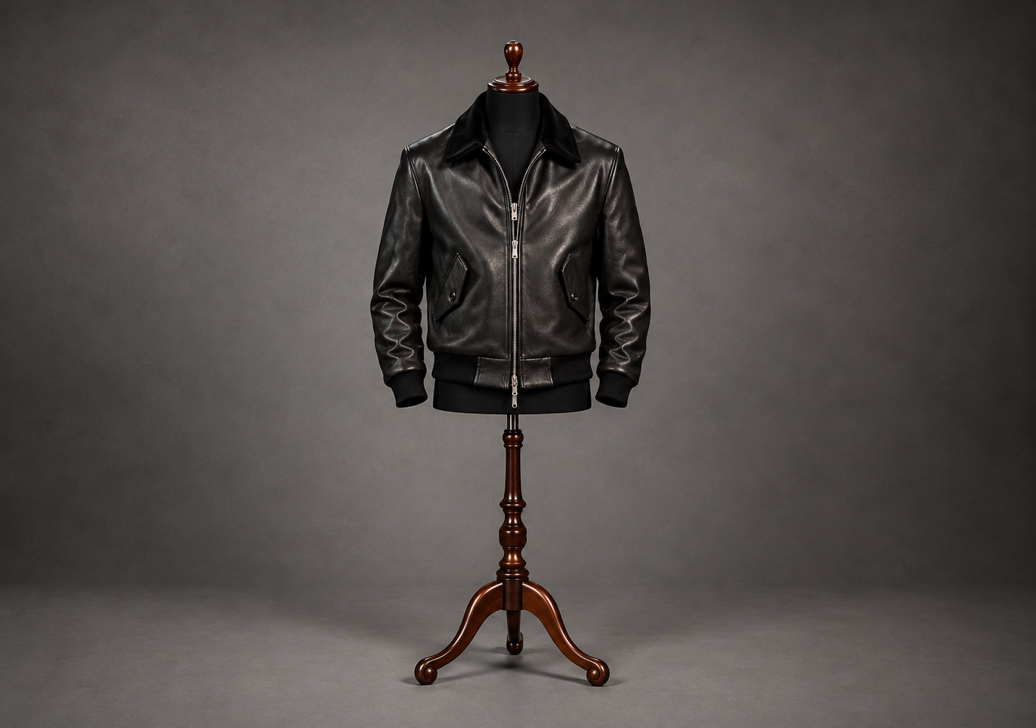 Black Leather Jacket on Wooden Mannequin (3).png
