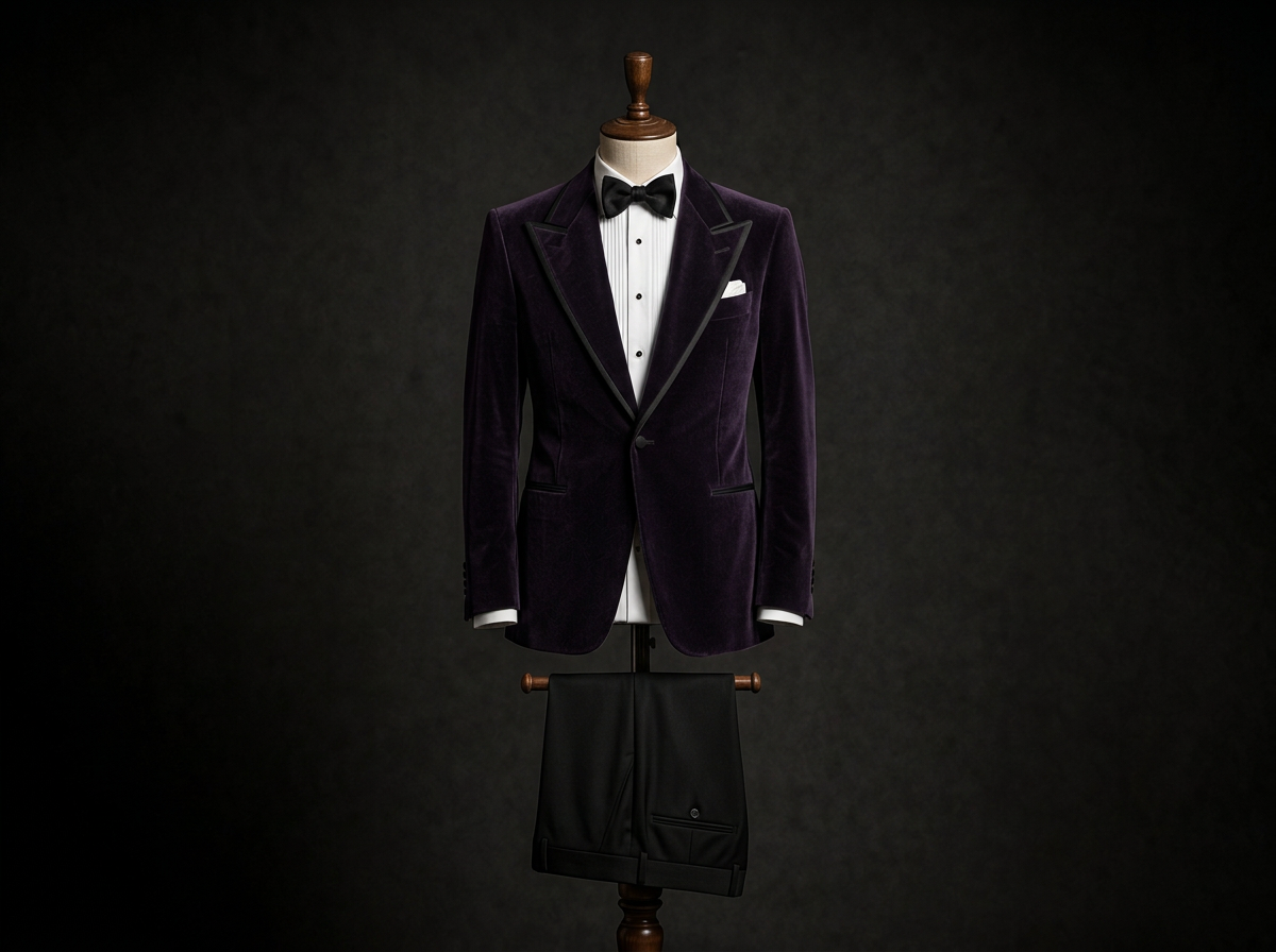 Deep Aubergine Velvet jacket