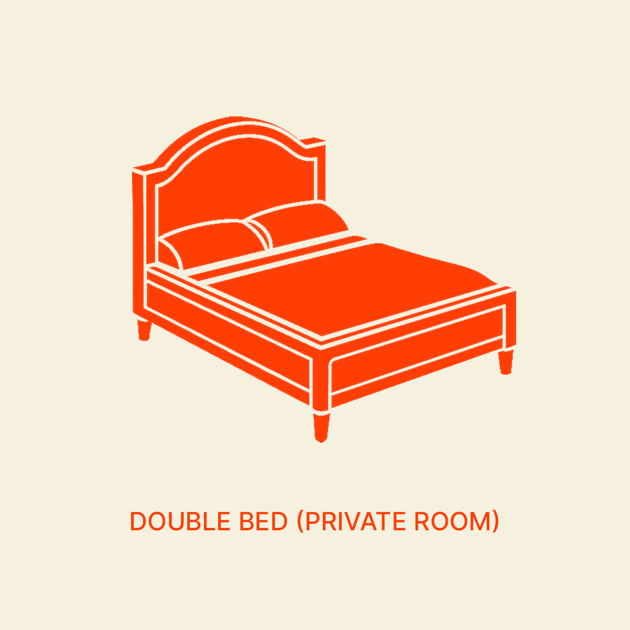 Double Bed (Private Room) - ONE LEFT