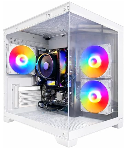 PC GAMER AMD WHITE RYZEN 7 5700G 16GB 3200MHZ NVME 512GB 600W BIVOLT RADEON VEGA 8