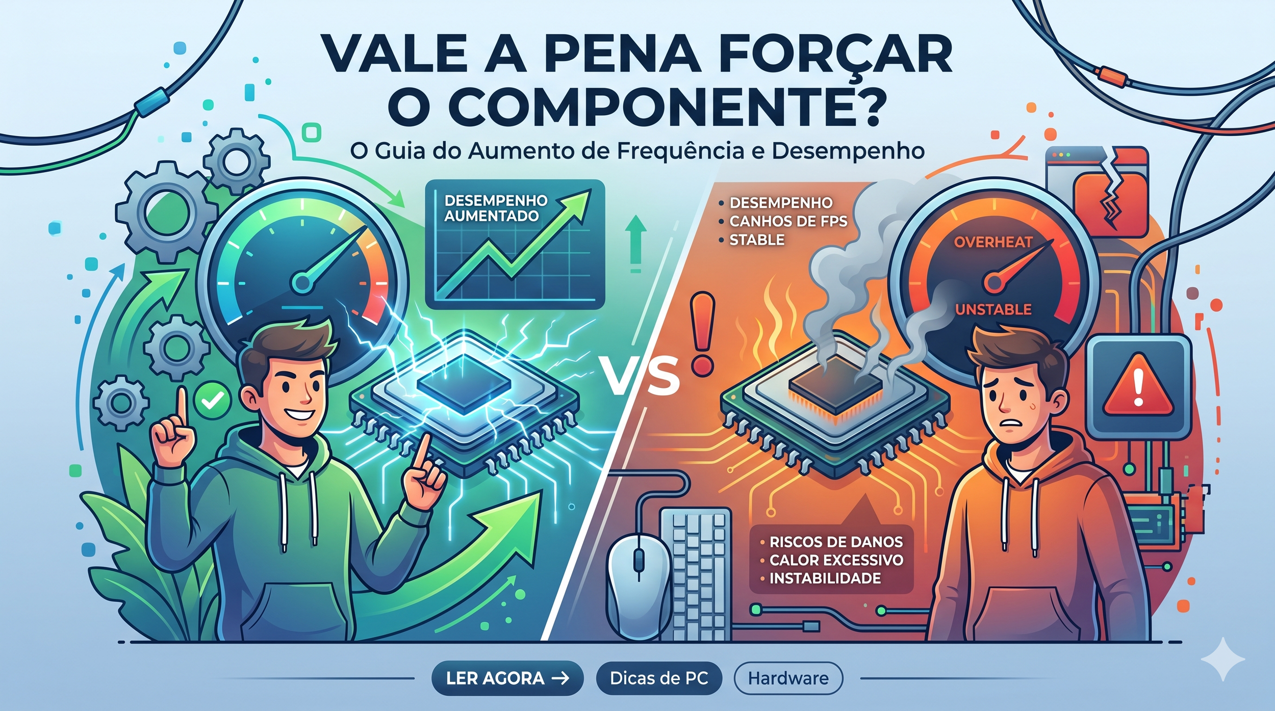 Vale a Pena Forçar o Componente? O Guia do Aumento de Frequência e Desempenho