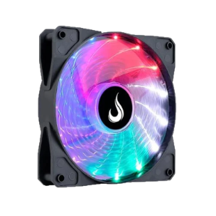 Cooler Fan Rise Mode Wind, Rainbow, 120mm, Preto - RM-WN-02-RGB