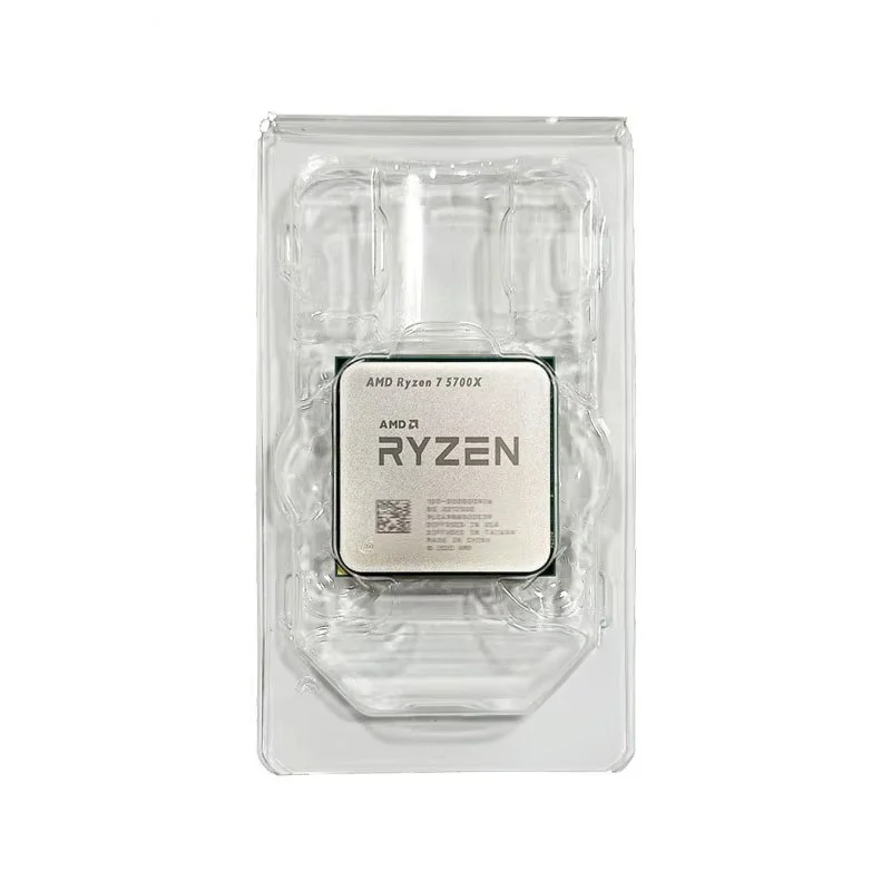 AMD Ryzen 7 5700X New R7 5700X 3.4 GHz Eight-Core 16-Thread CPU 7NM L3=32M 100-000000926 Socket AM4 but without cooler