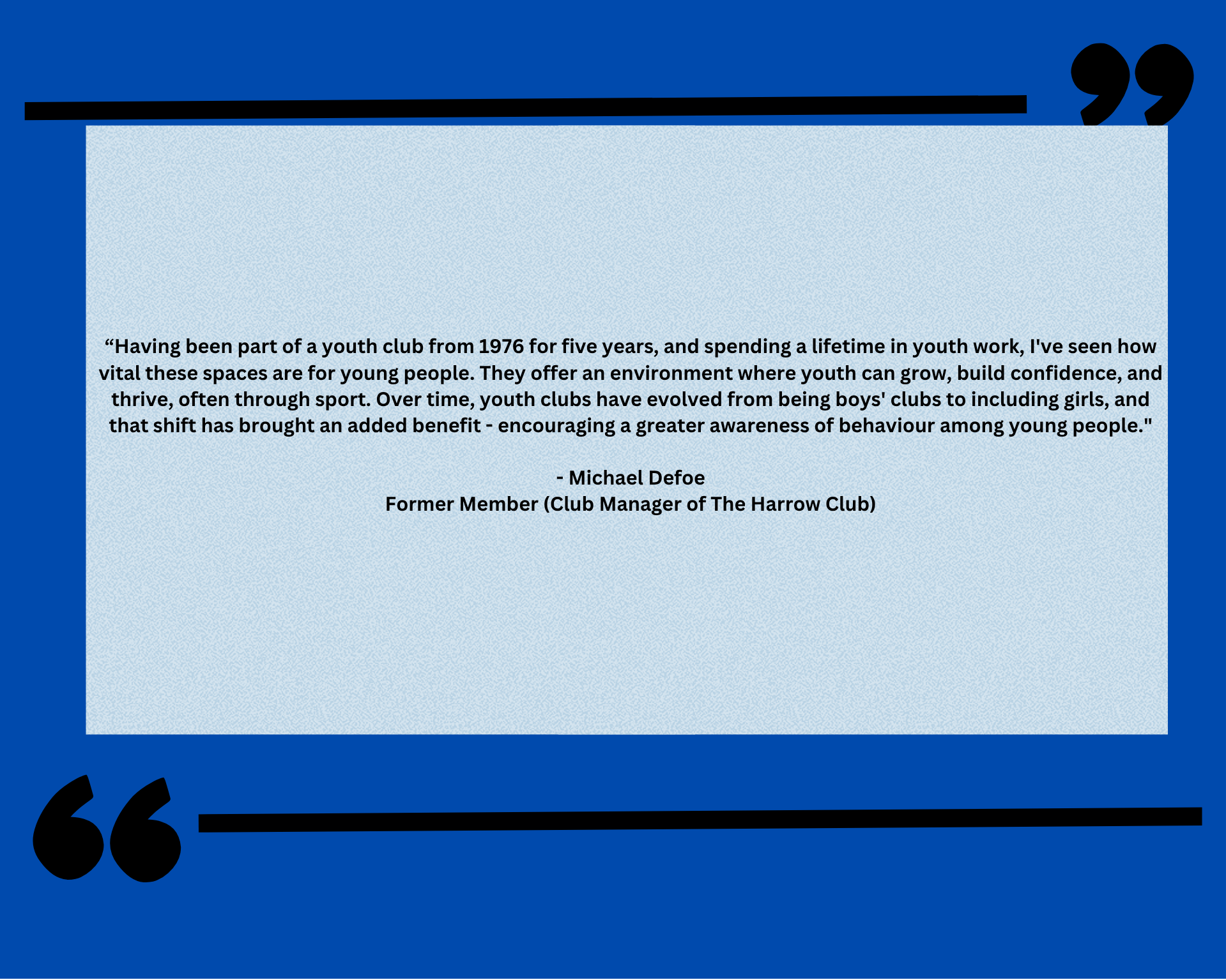 Quote from Michael