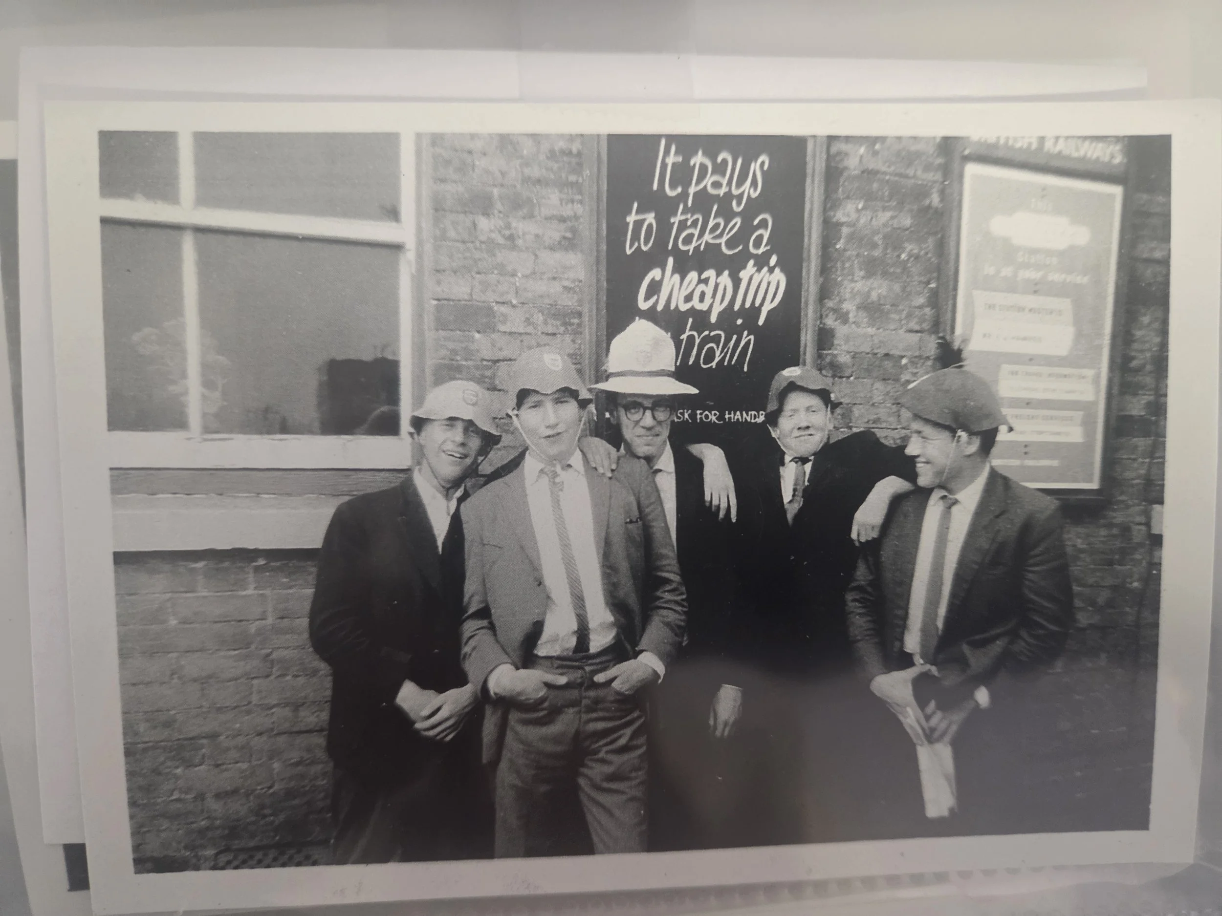 Summer camping trips to Exmouth, Devon - waiting for train to Exmouth 1950s - to early 1960s