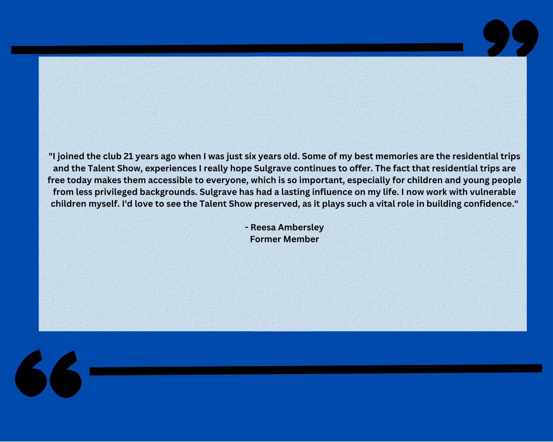 Quote from Reesa