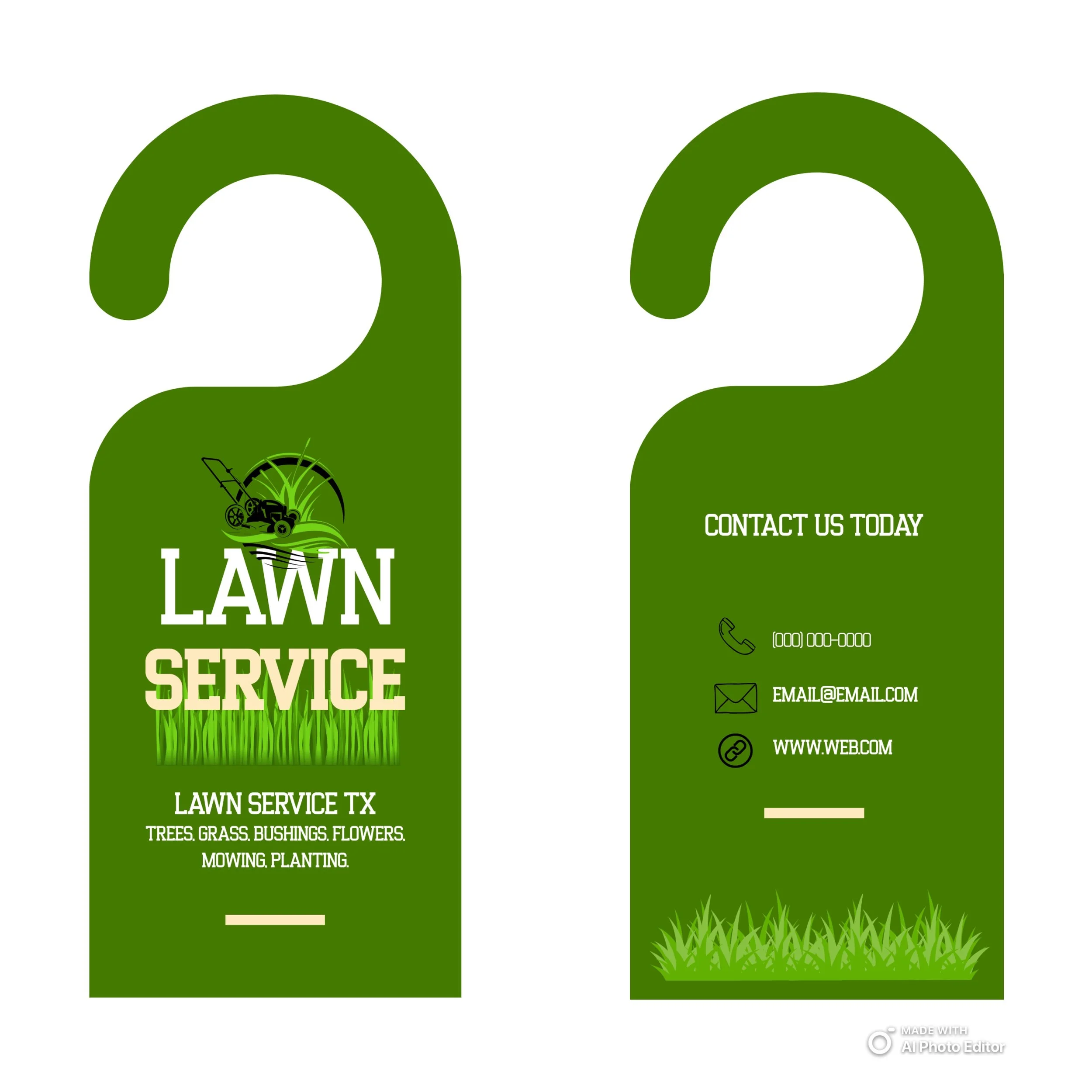 Door Hanger - LAWN