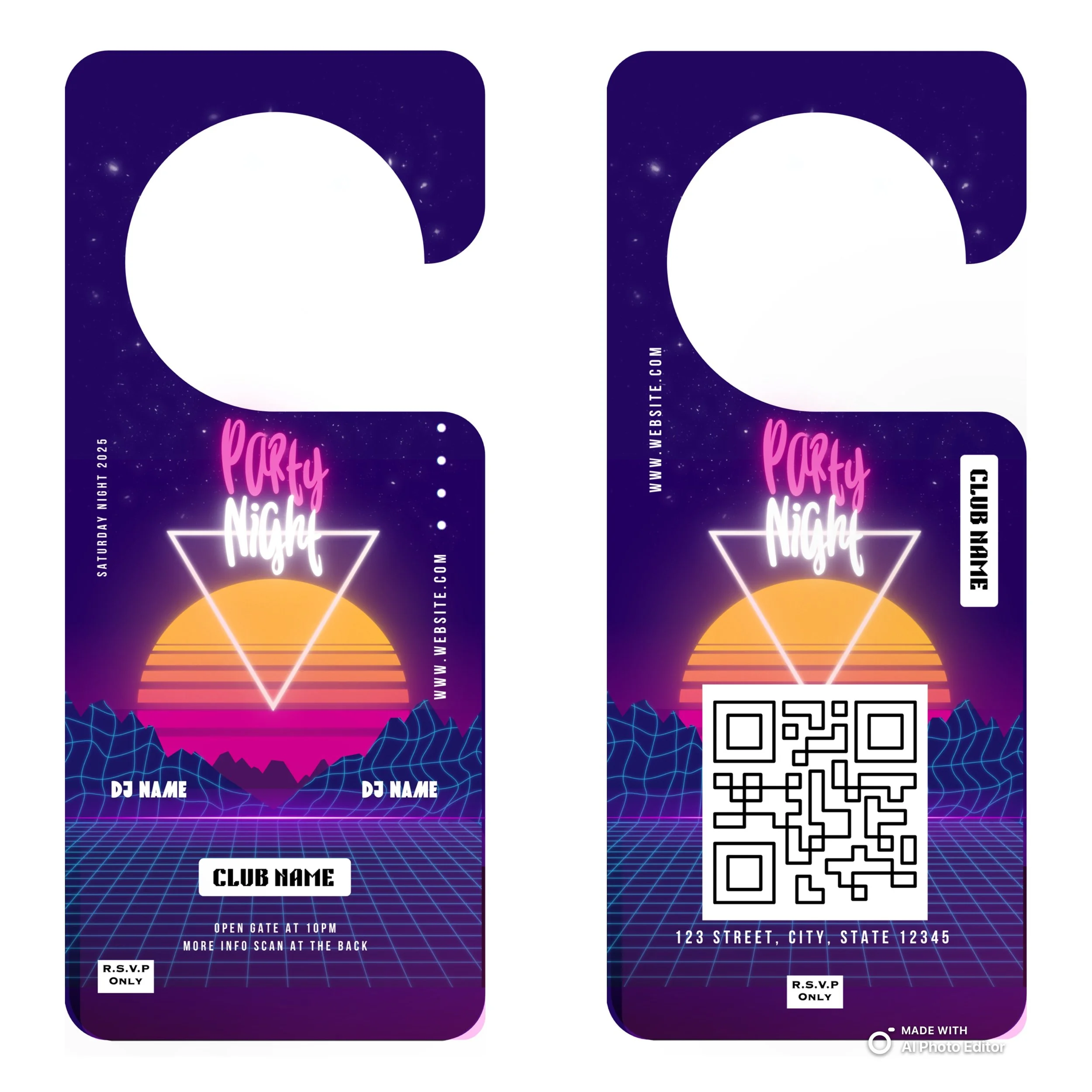 Door Hanger - Club