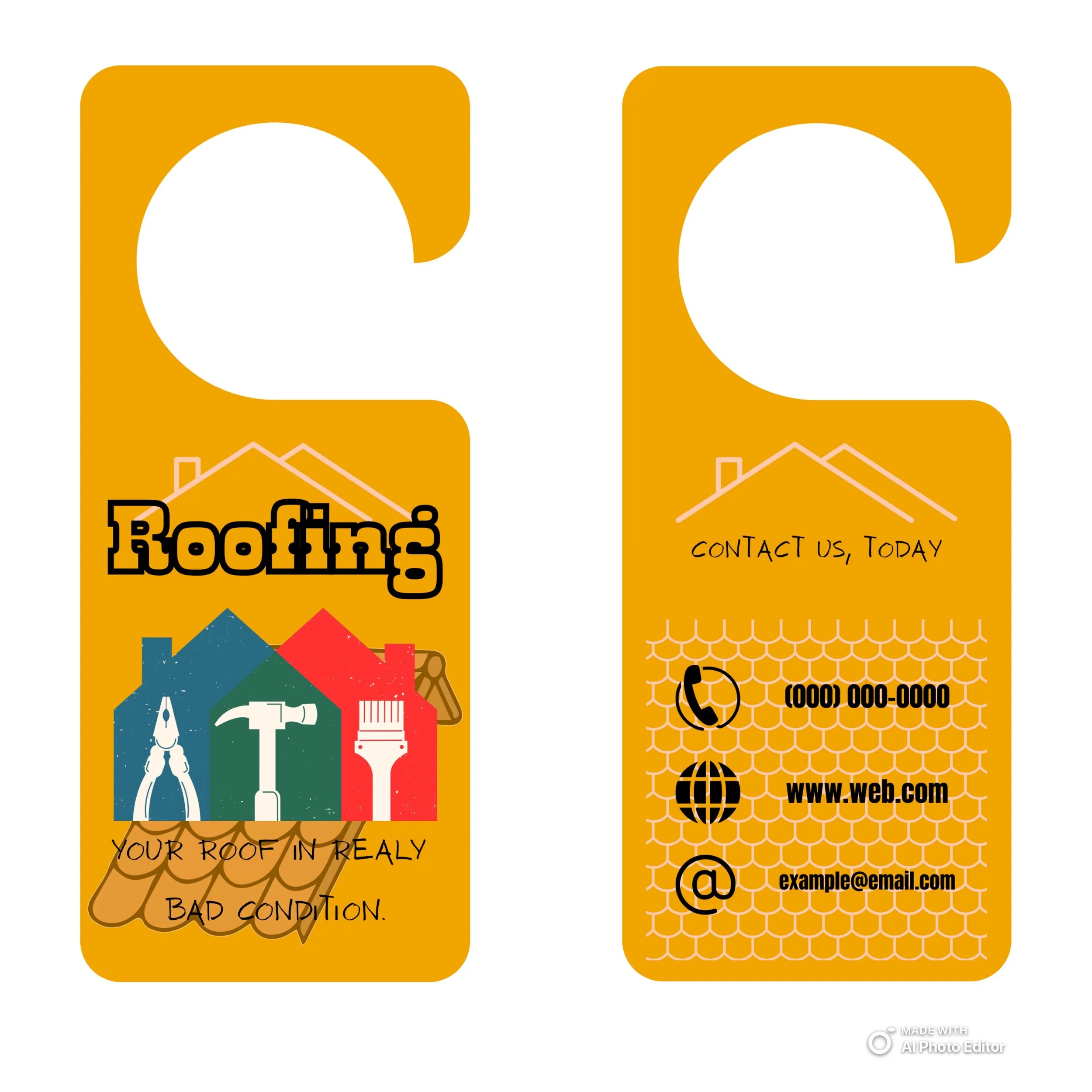 Door Hanger - Roofing