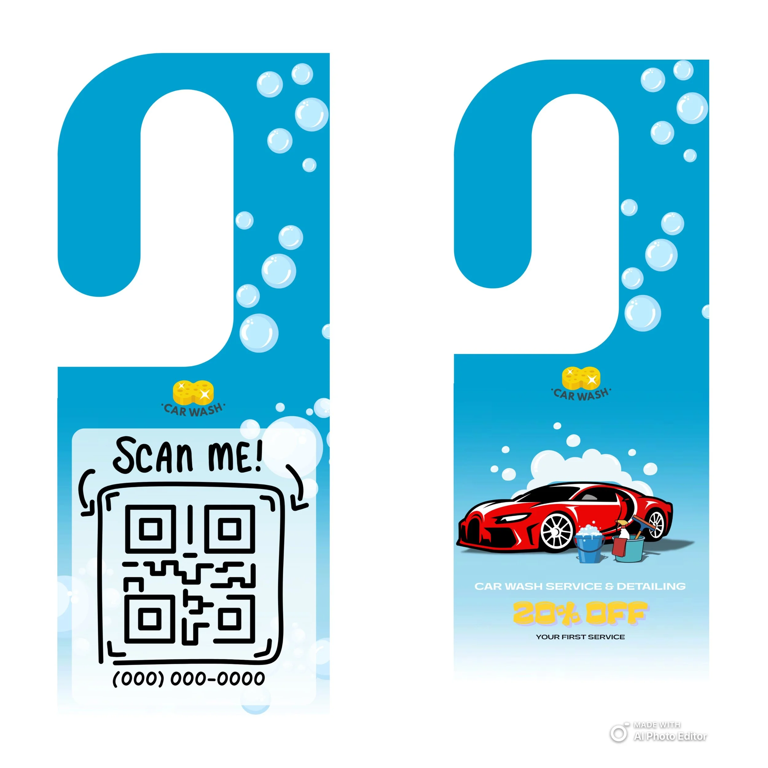 Door Hanger - Car Wash