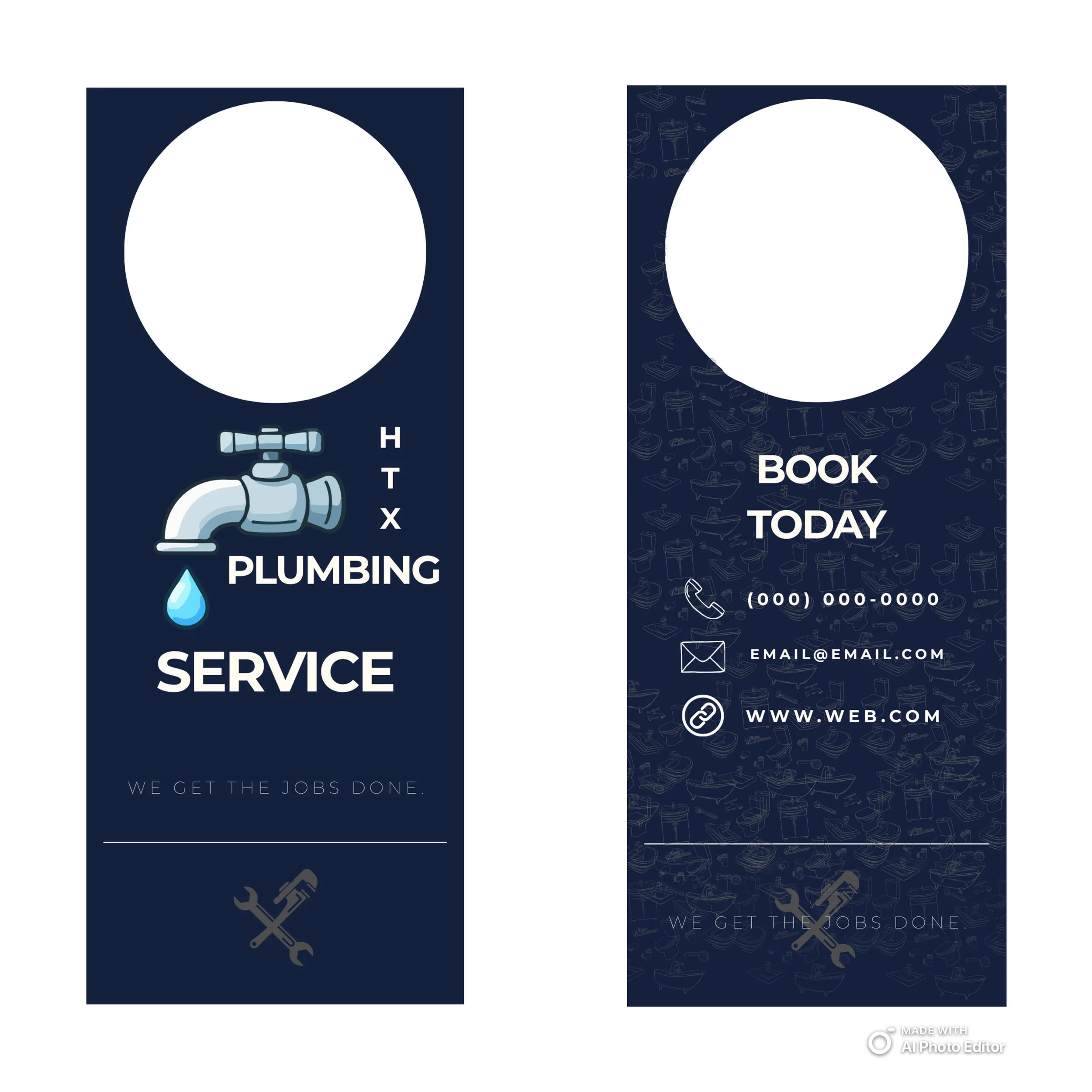 Door Hanger - Plumbing
