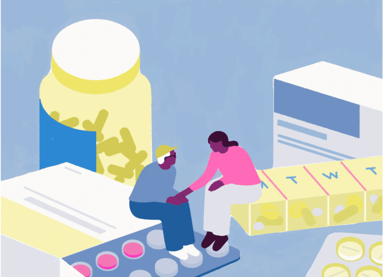 Family care planning illustration