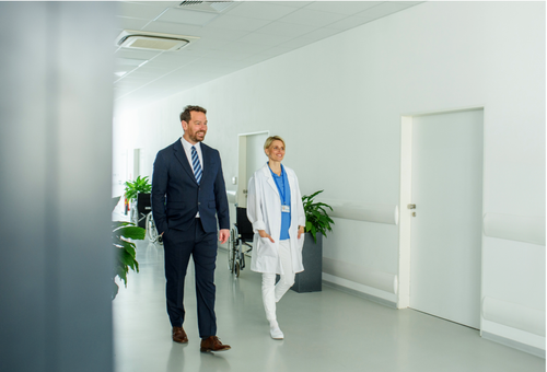 Clinical environmental consulting dashboard illustration