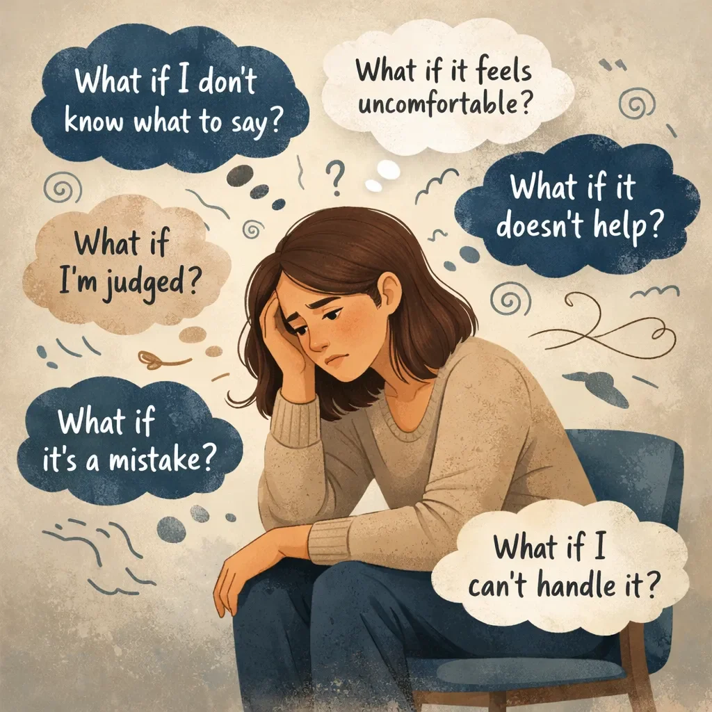 What if, deep in thought, overthinking