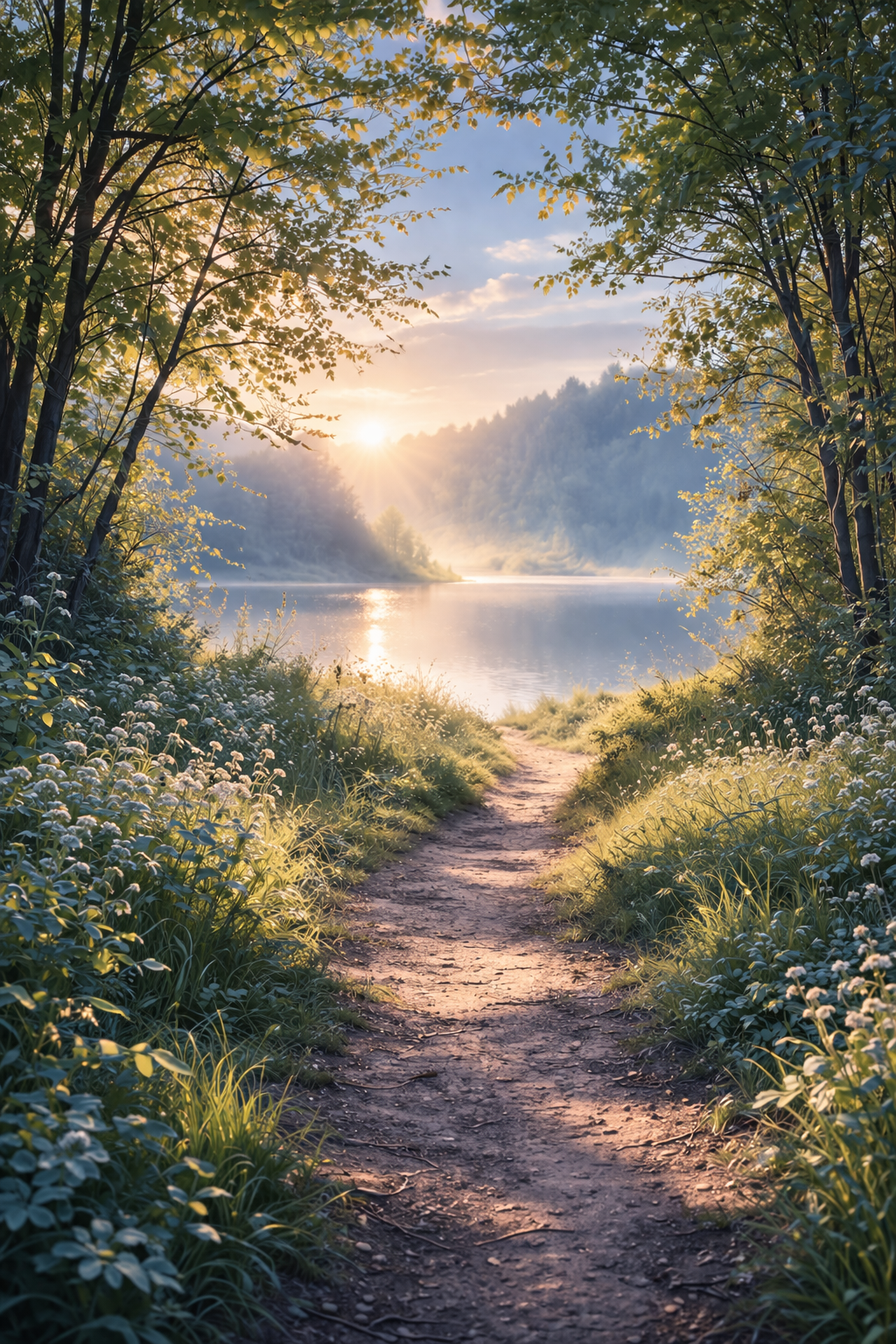 Peaceful nature scene reflecting calm and wellbeing, used to represent therapy and emotional support.