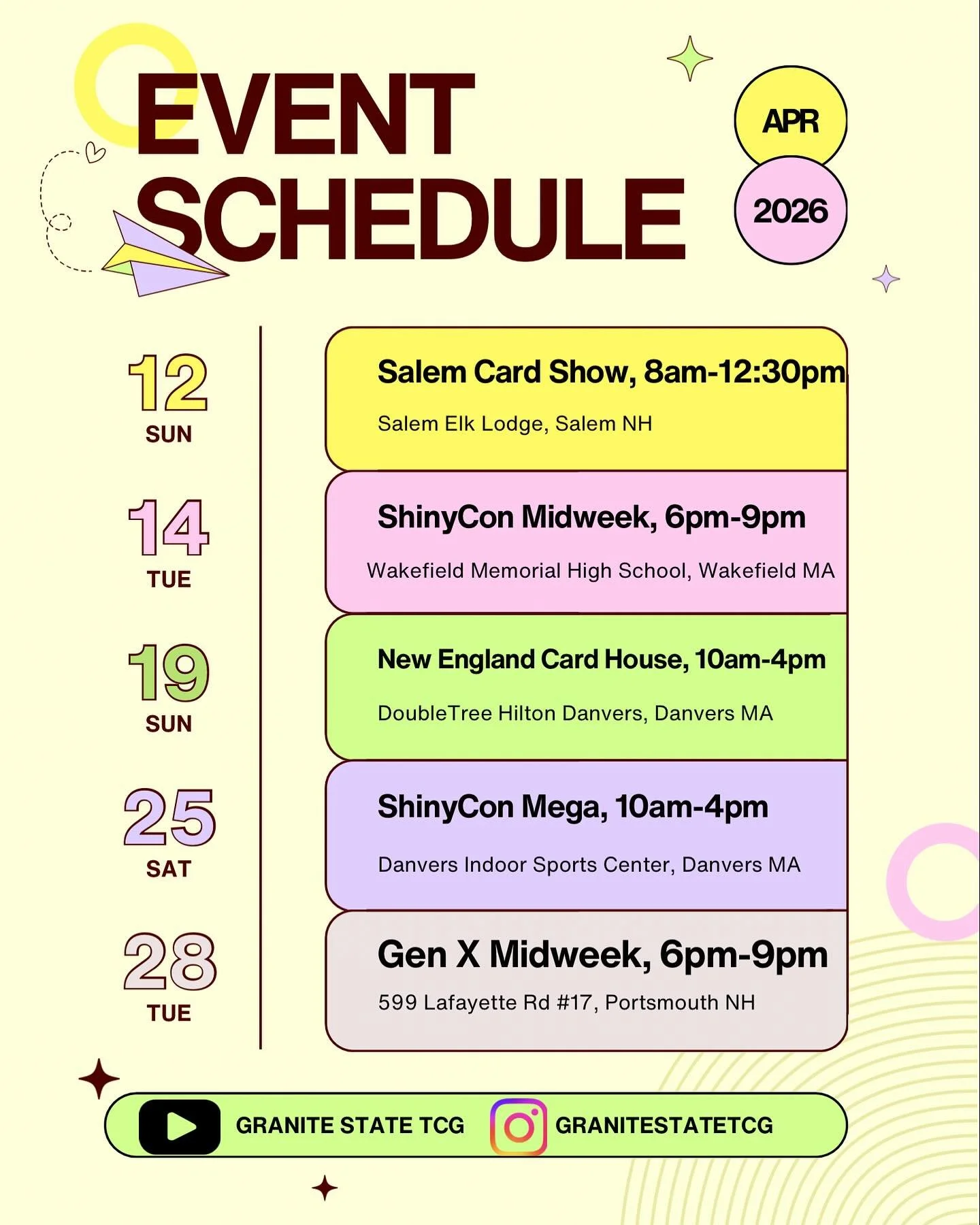 Excited for a solid months with great shows!