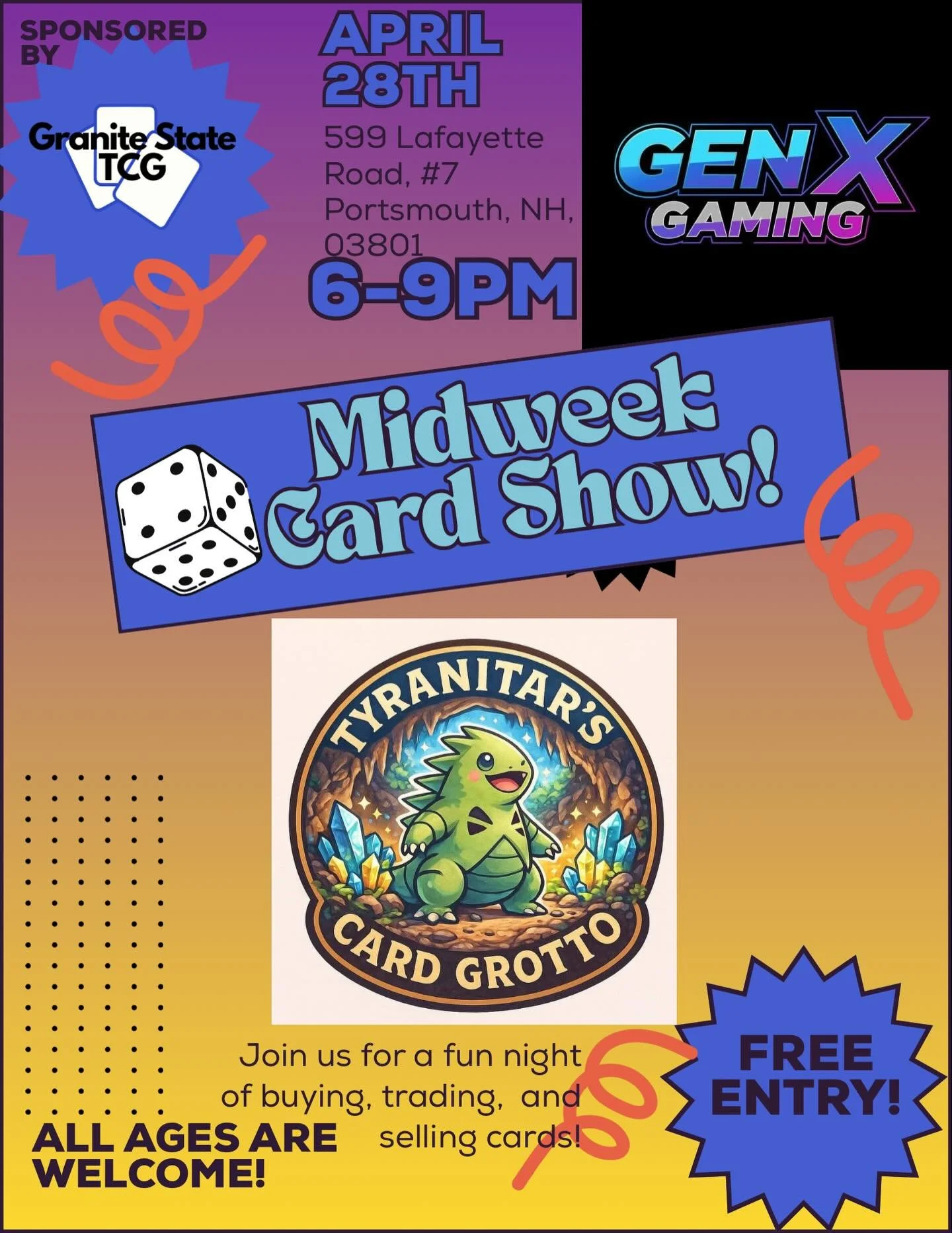 We&rsquo;re excited to once again welcome you all to our midweek show in Portsmouth New Hampshire! Enjoy our amazing slate of vendors we are lucky enough to feature at our show.