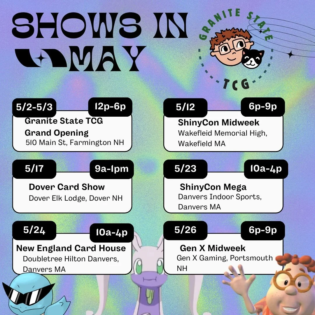 Excited for a busy month of shows!
